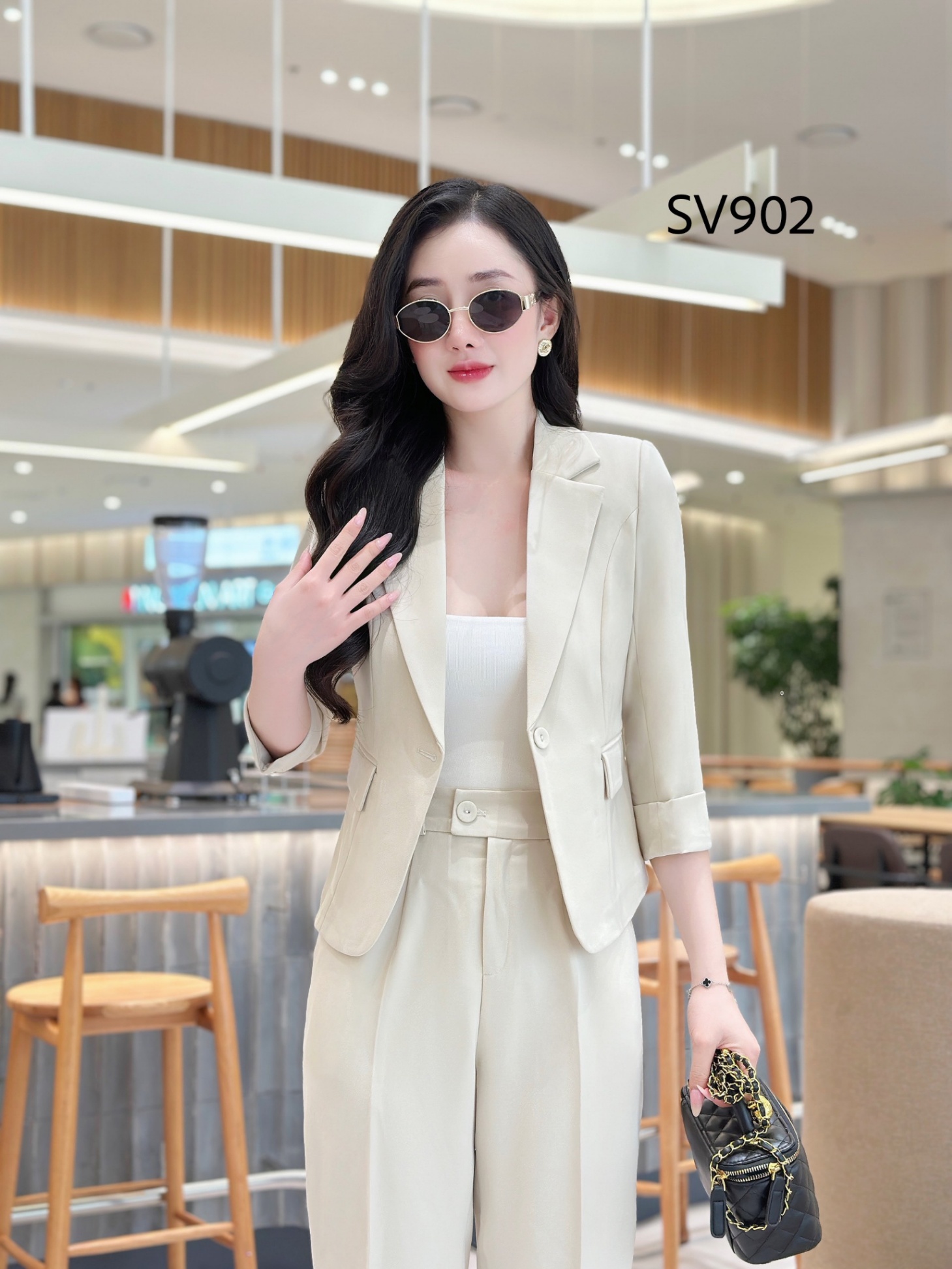 SV902 Sét vest quần baggy tay lỡ