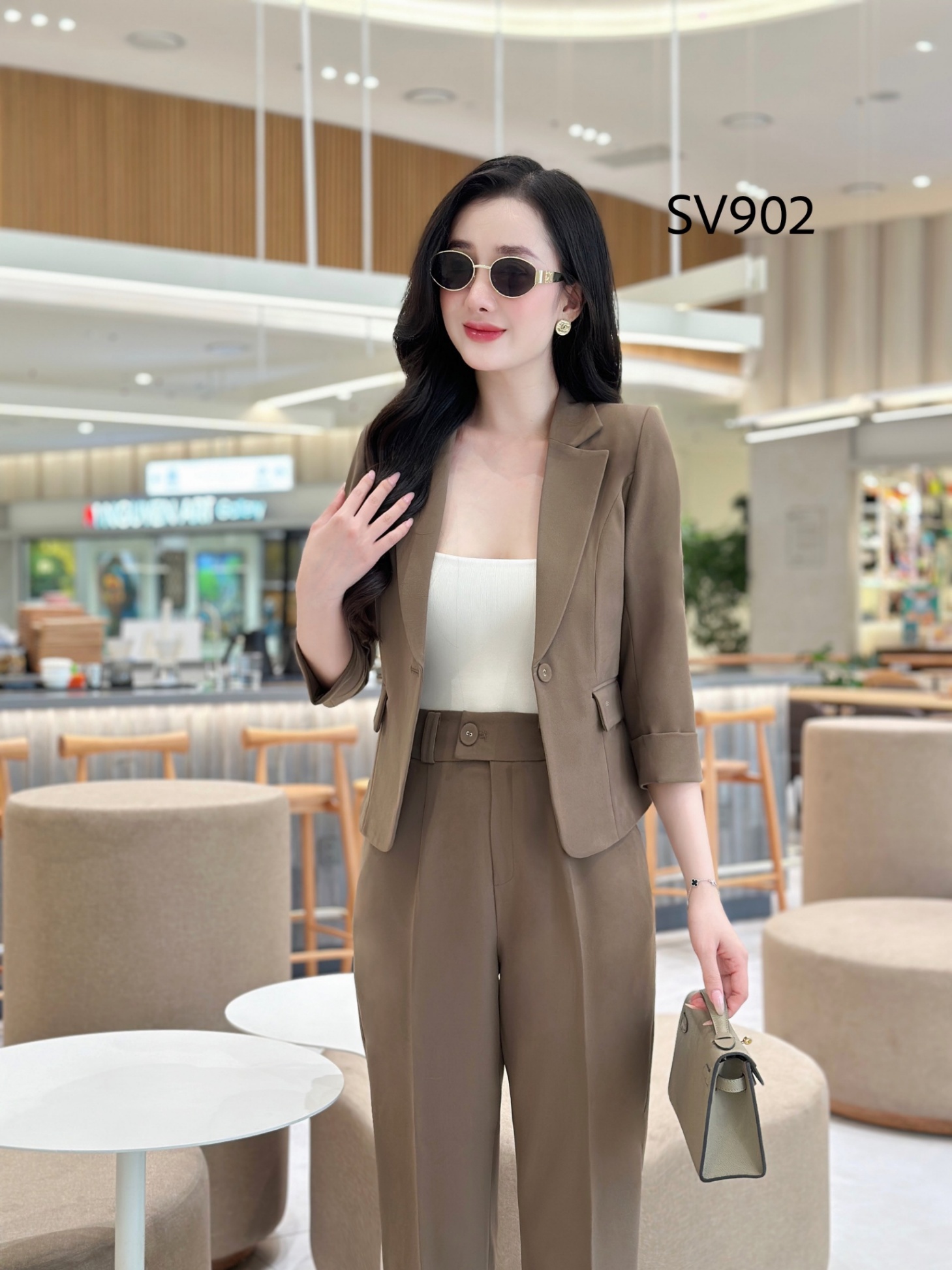 SV902 Sét vest quần baggy tay lỡ