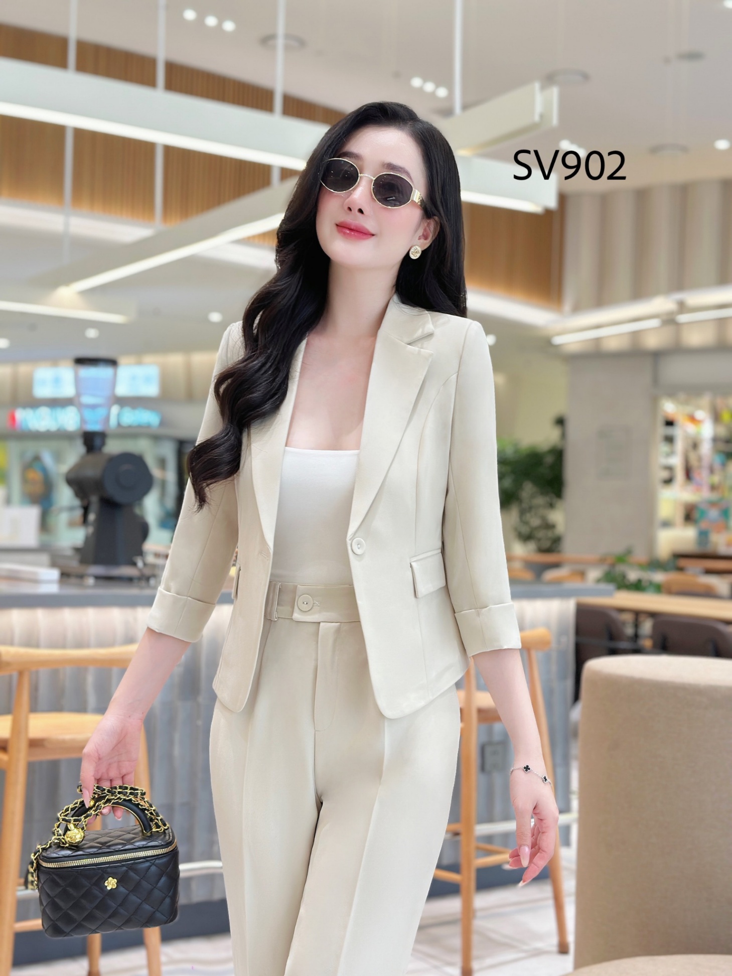 SV902 Sét vest quần baggy tay lỡ