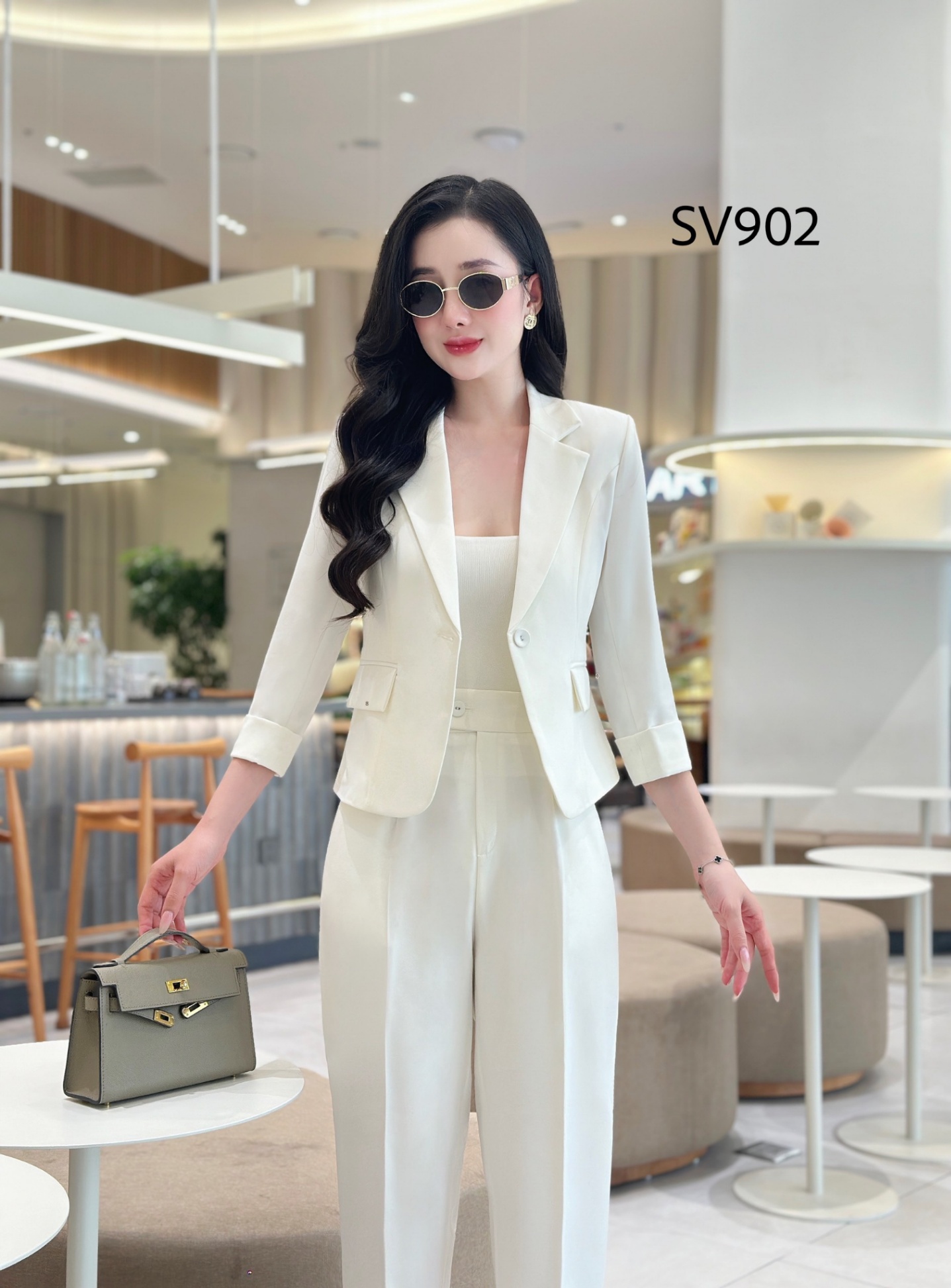 SV902 Sét vest quần baggy tay lỡ