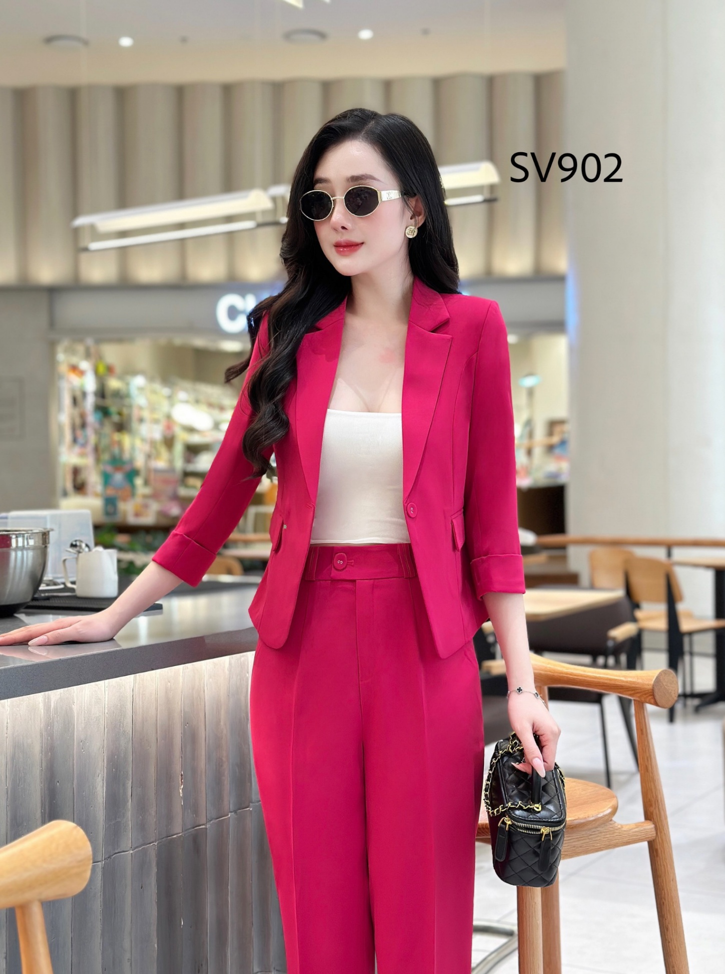 SV902 Sét vest quần baggy tay lỡ