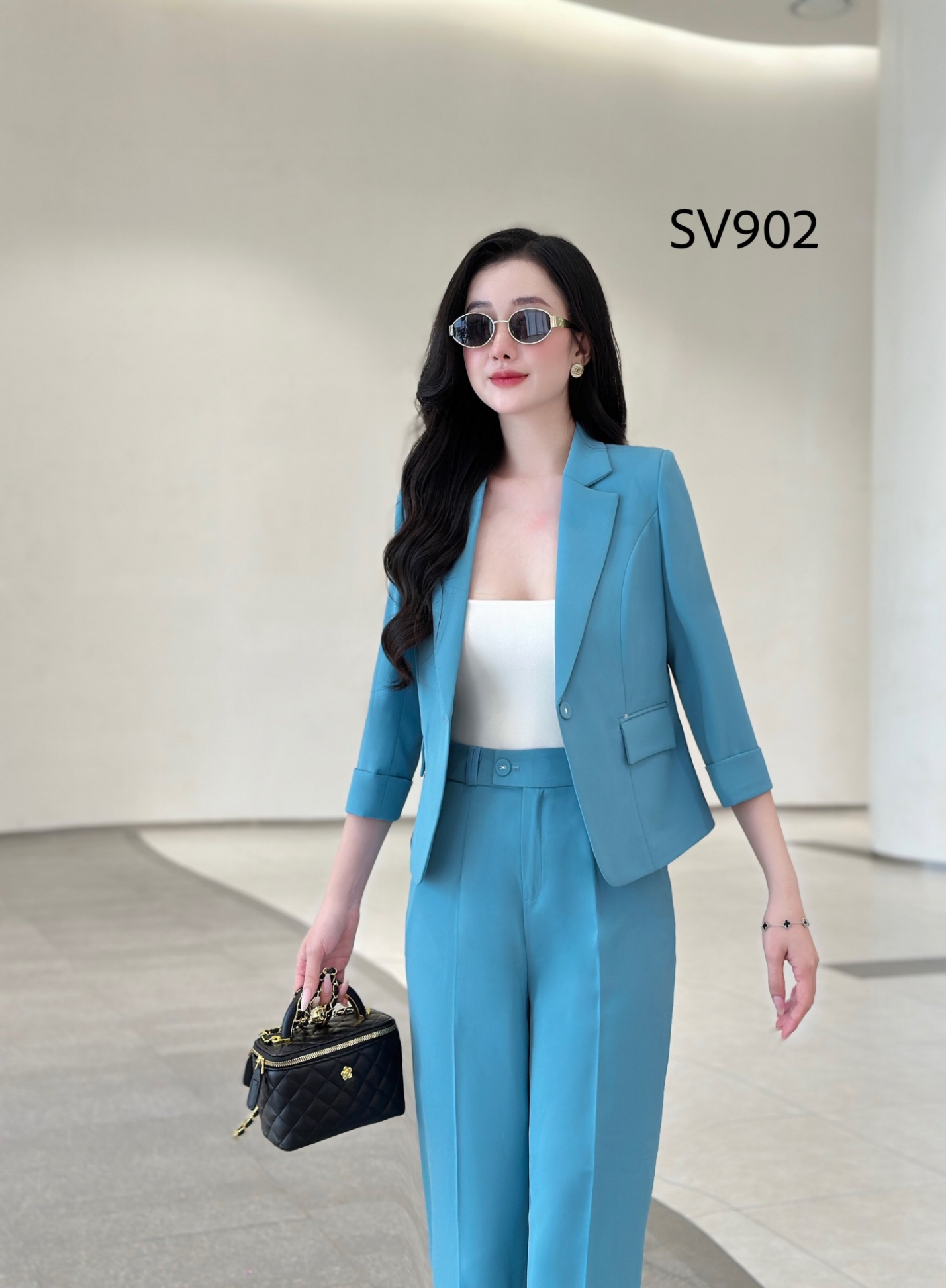 SV902 Sét vest quần baggy tay lỡ