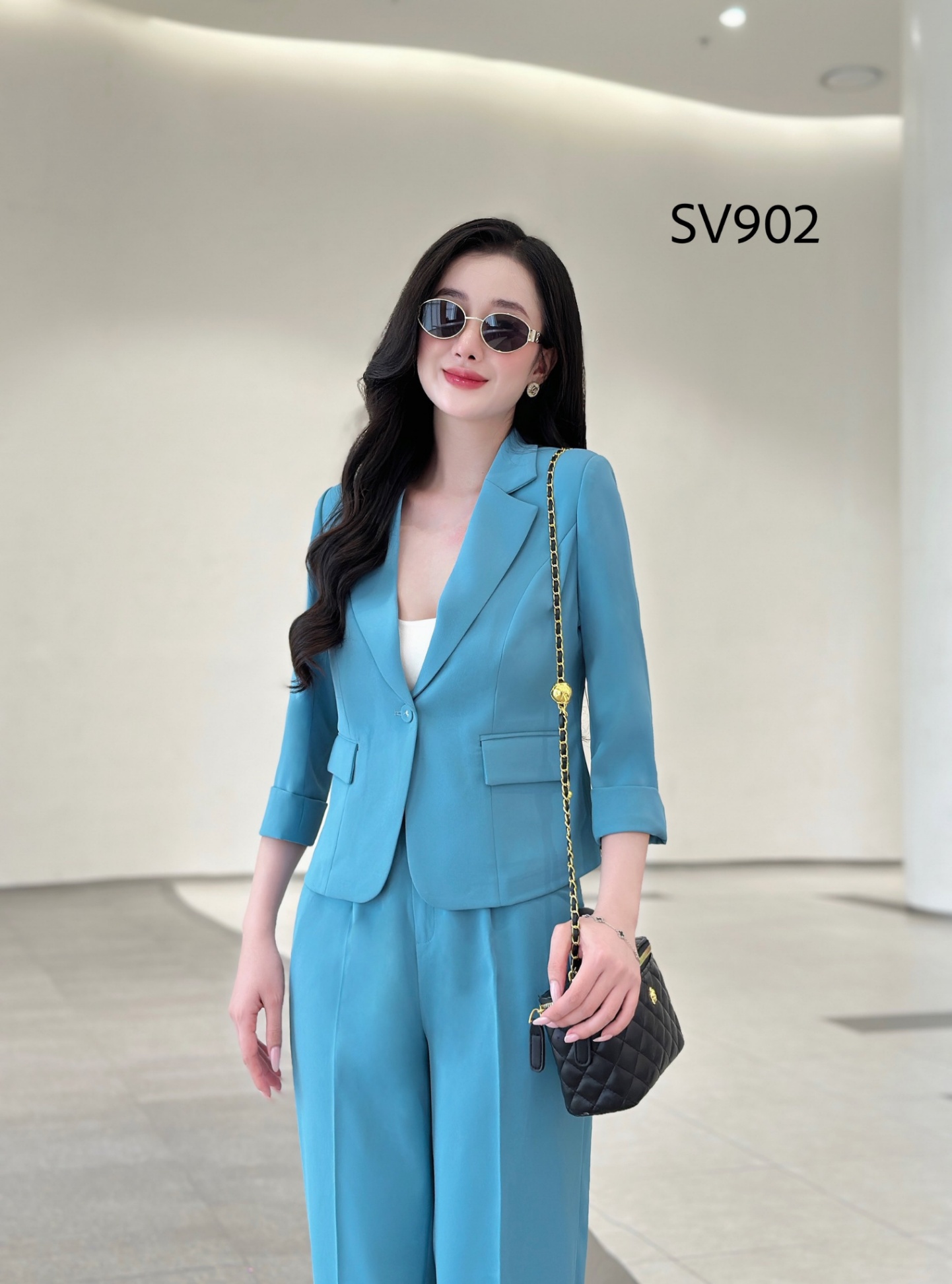 SV902 Sét vest quần baggy tay lỡ