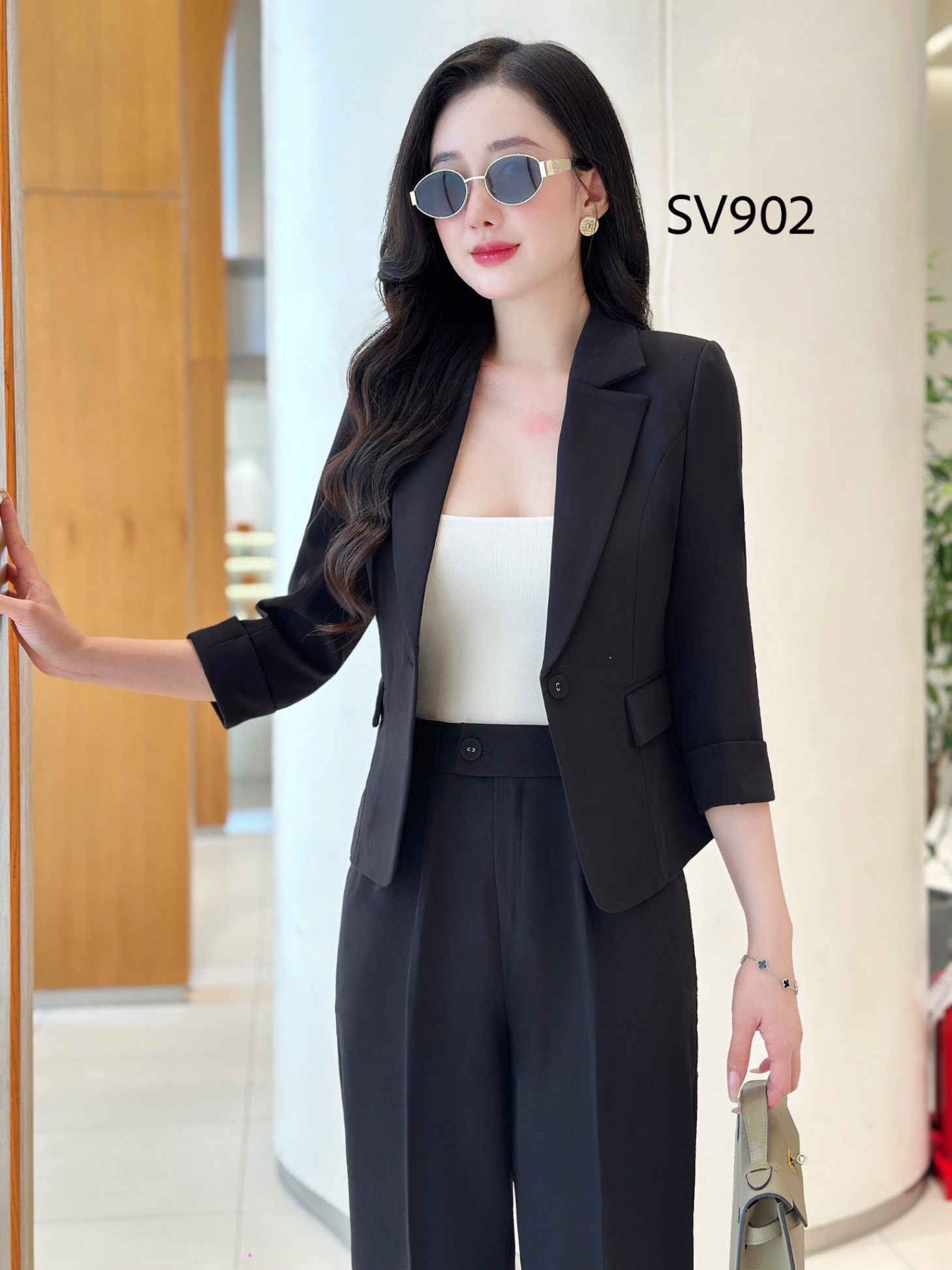 SV902 Sét vest quần baggy tay lỡ