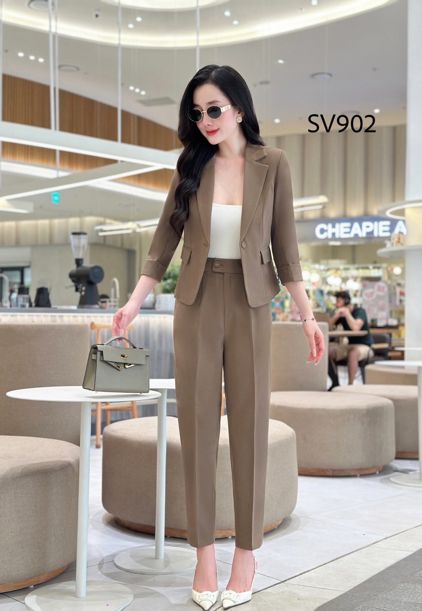 SV902 Sét vest quần baggy tay lỡ