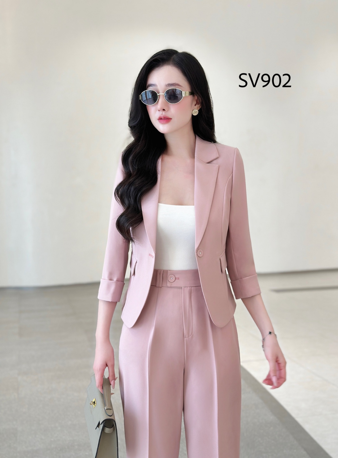 SV902 Sét vest quần baggy tay lỡ