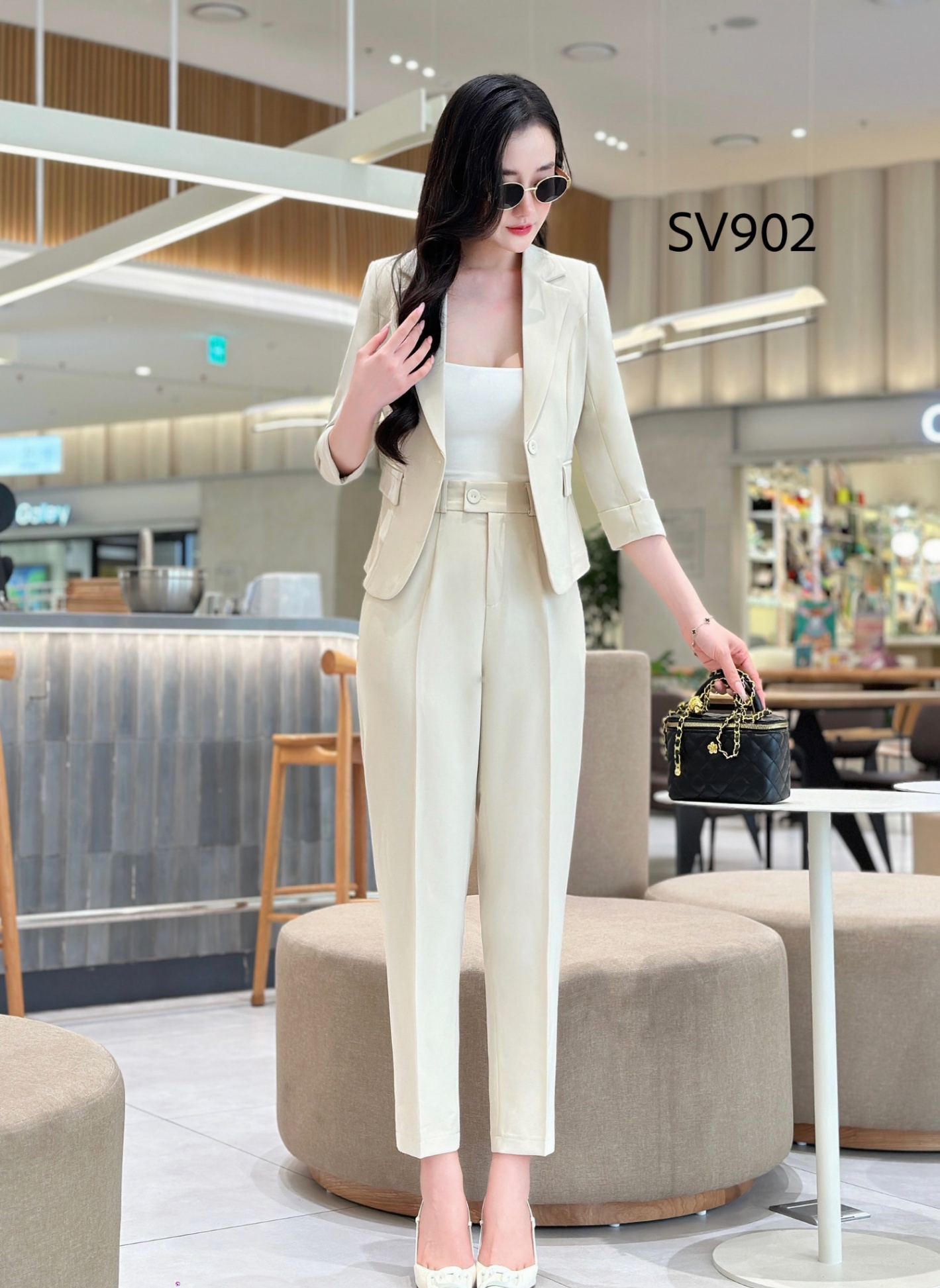 SV902 Sét vest quần baggy tay lỡ