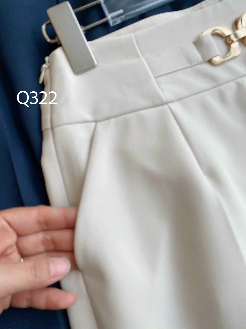 Q322 Quần baggy đai X