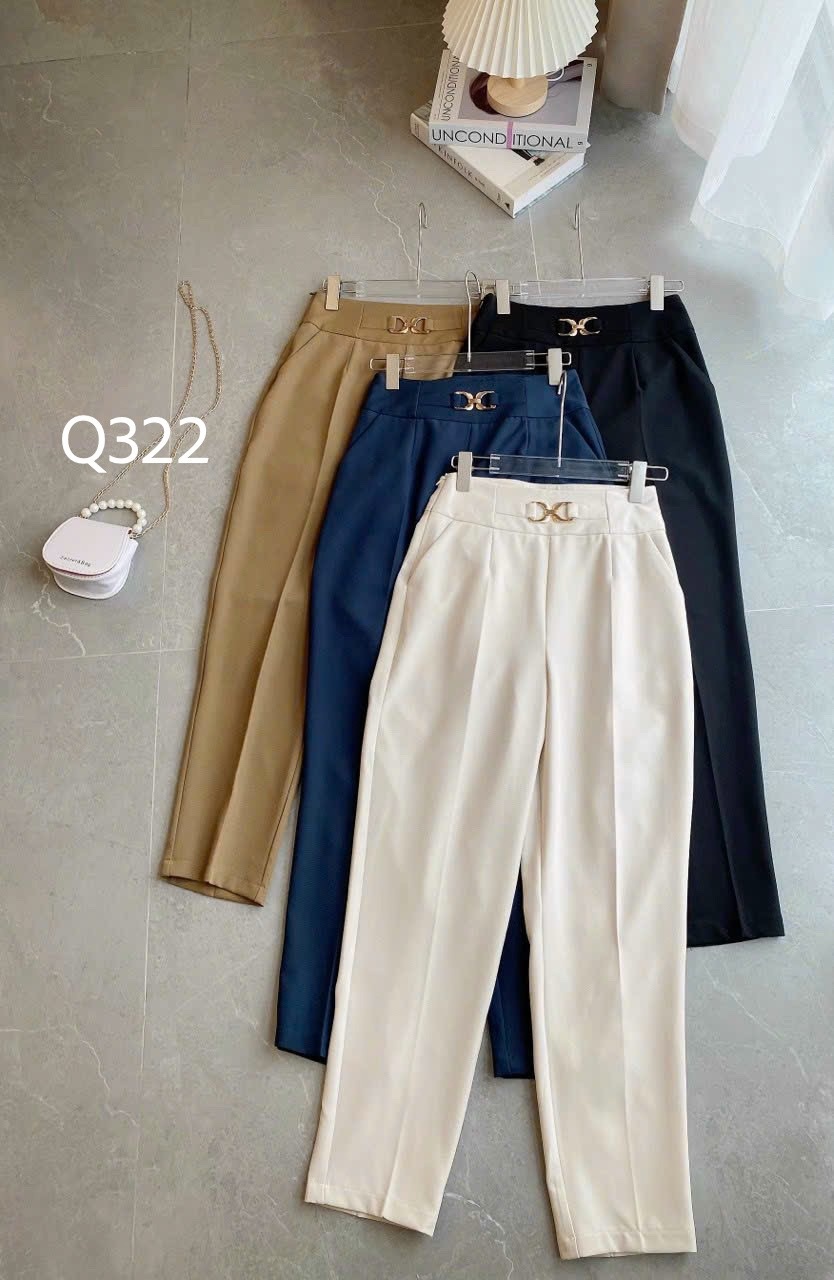 Q322 Quần baggy đai X