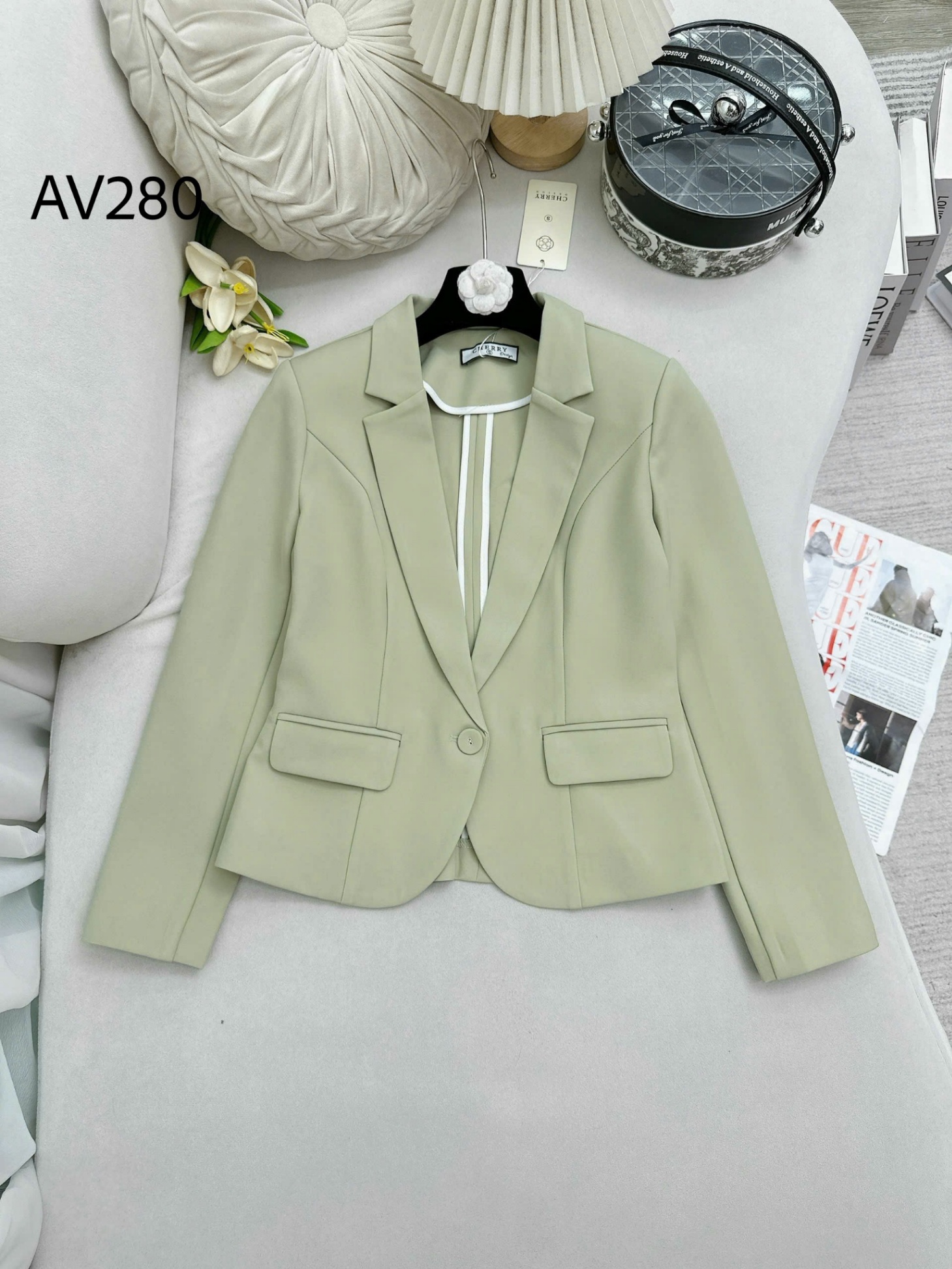 AV280 áo vest lửng tay dài