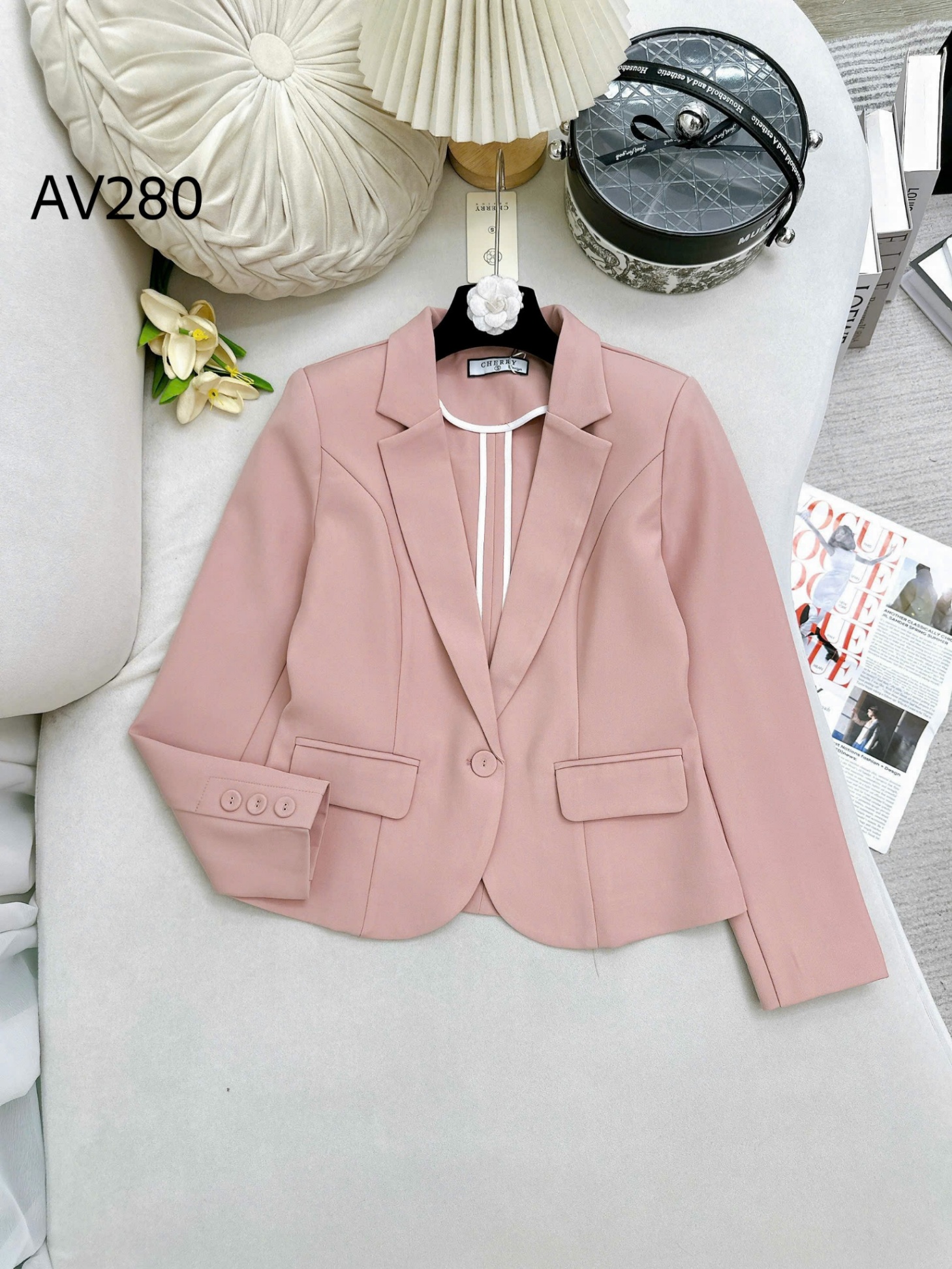 AV280 áo vest lửng tay dài