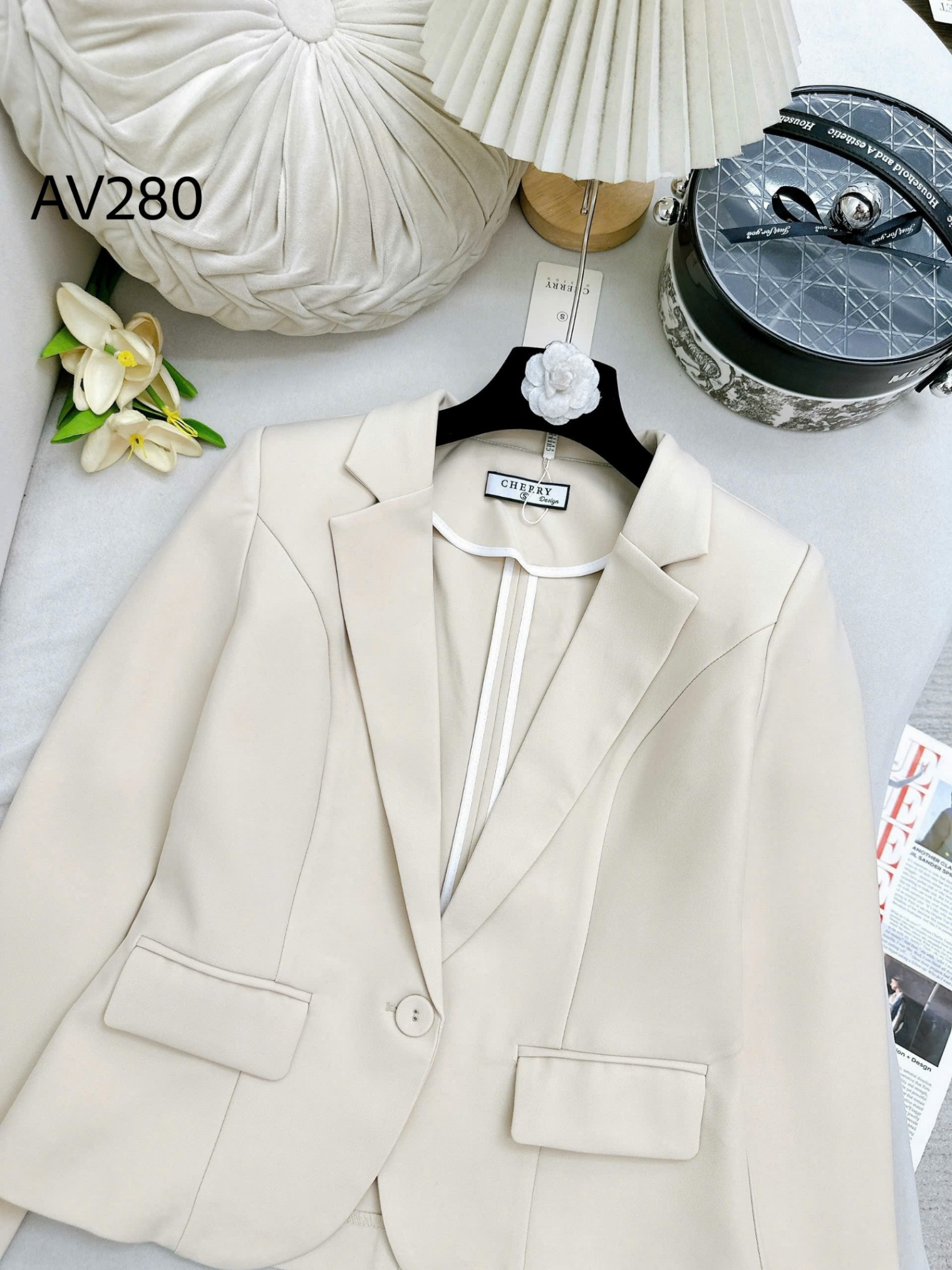 AV280 áo vest lửng tay dài