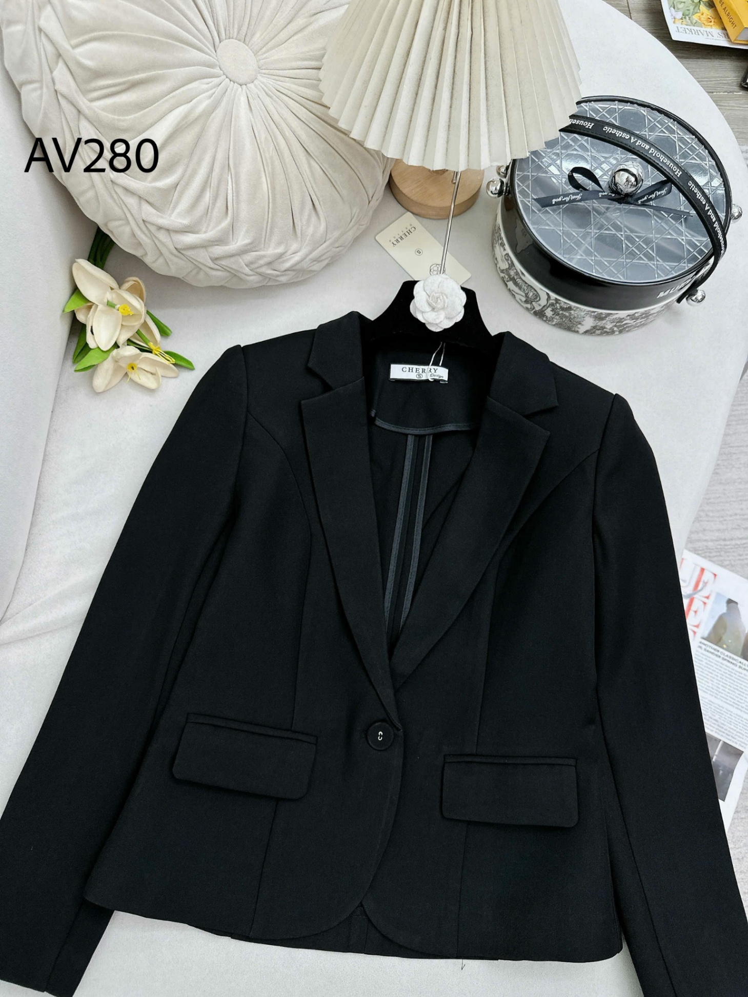 AV280 áo vest lửng tay dài