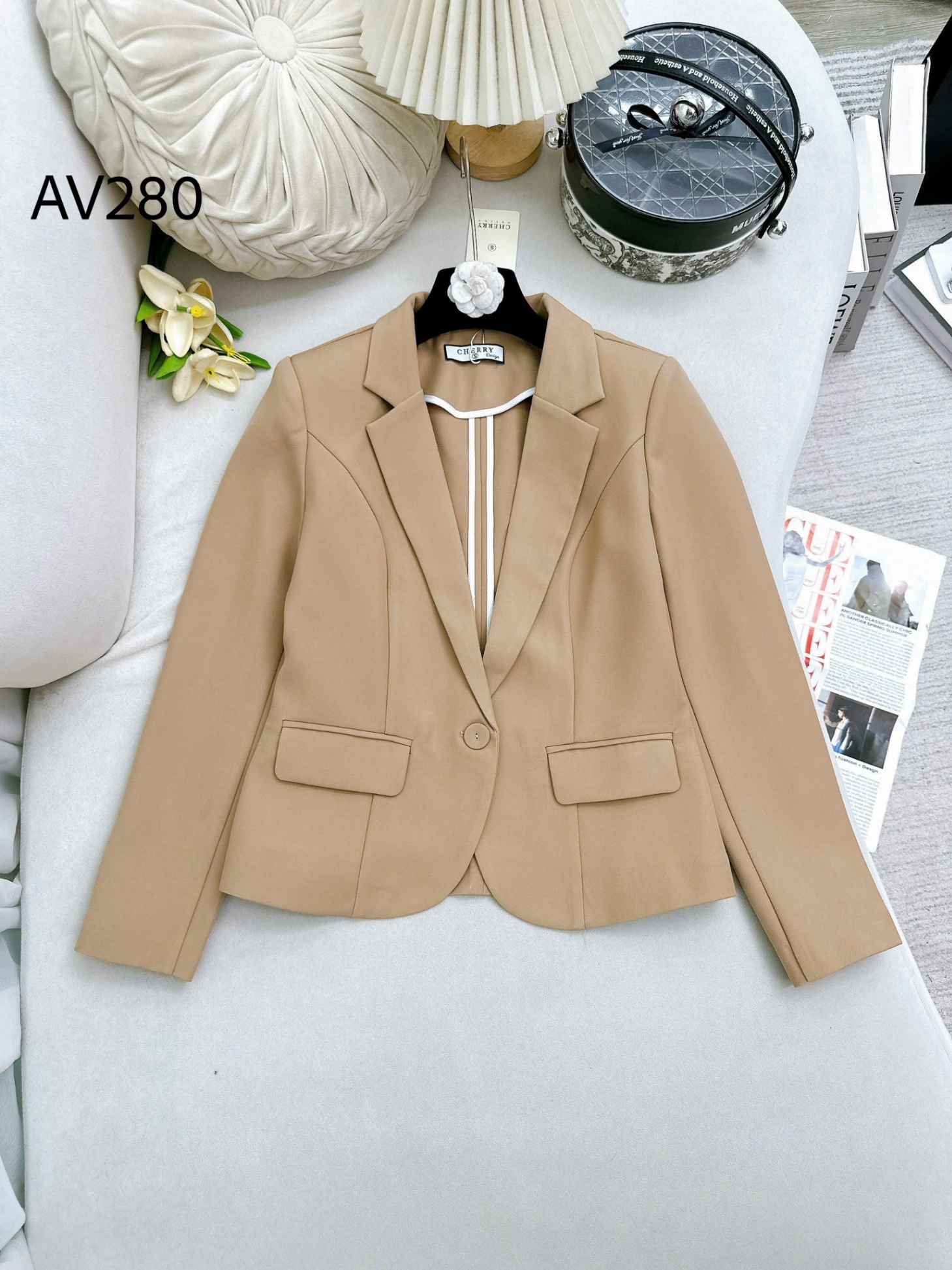 AV280 áo vest lửng tay dài