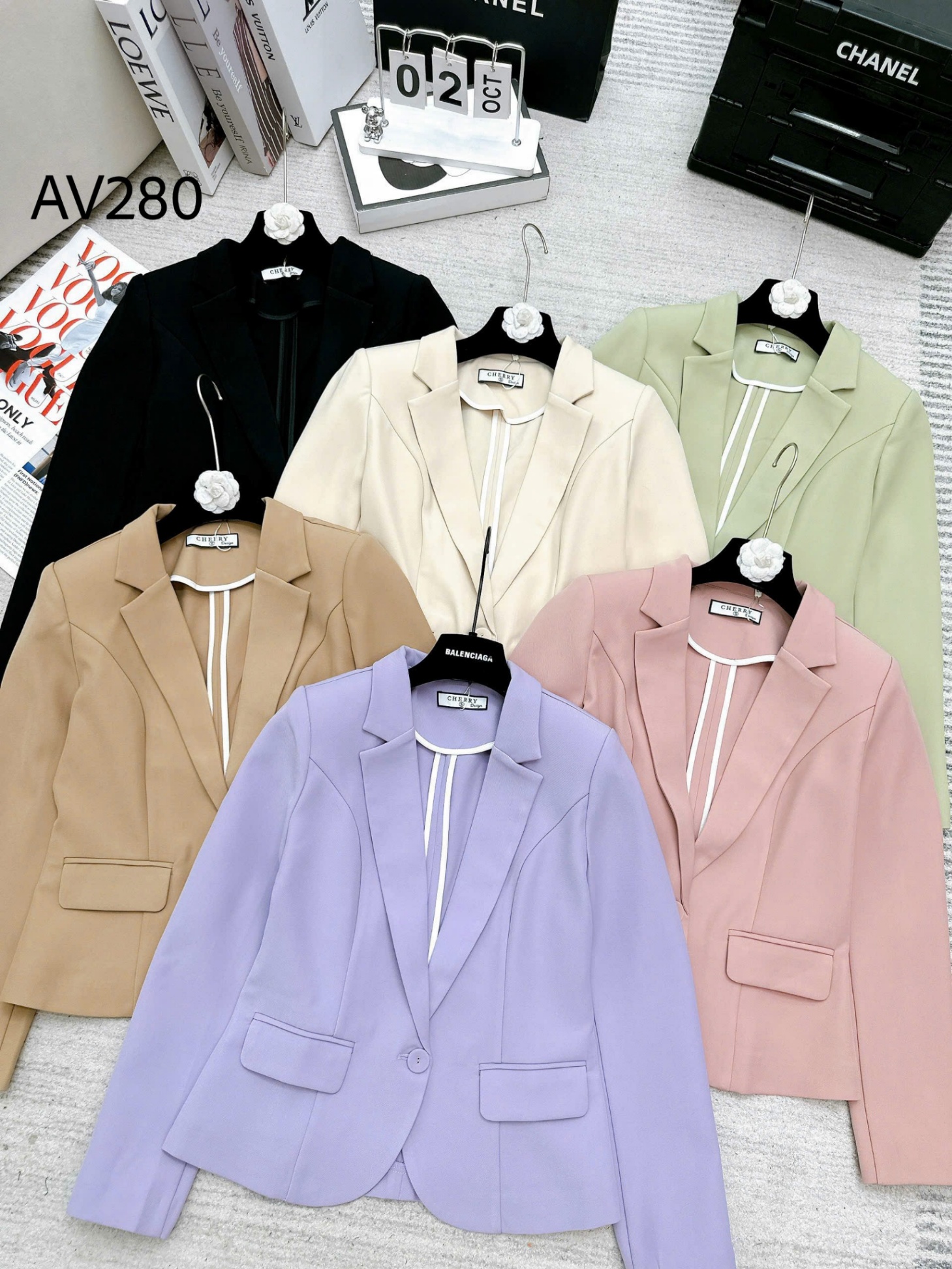 AV280 áo vest lửng tay dài