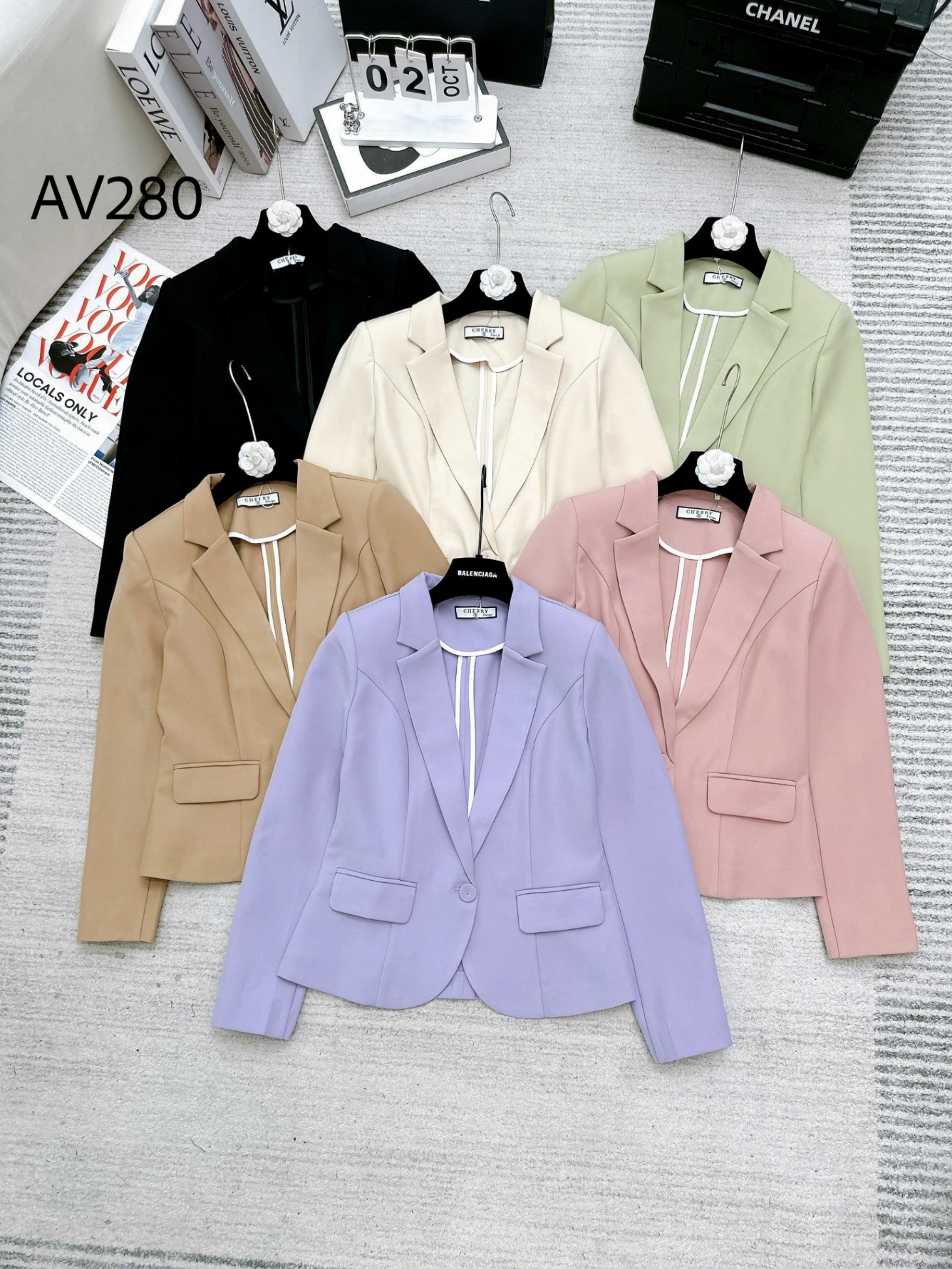 AV280 áo vest lửng tay dài