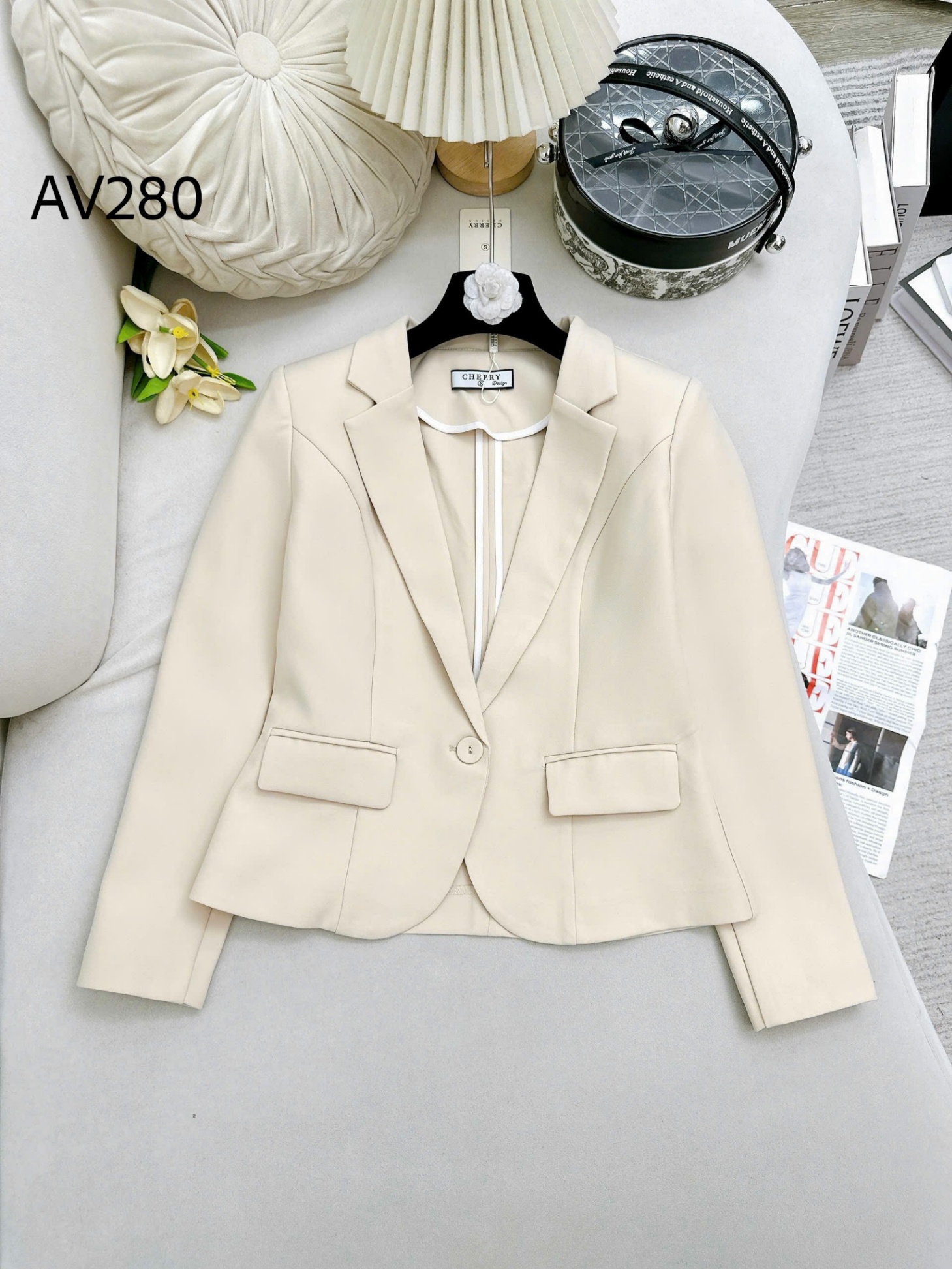 AV280 áo vest lửng tay dài