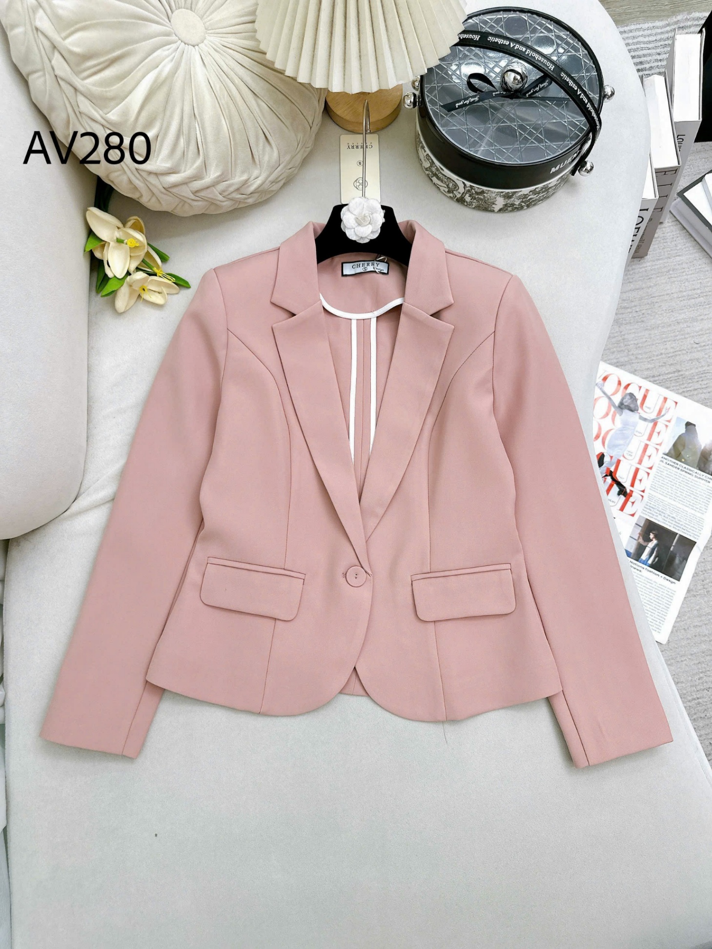 AV280 áo vest lửng tay dài