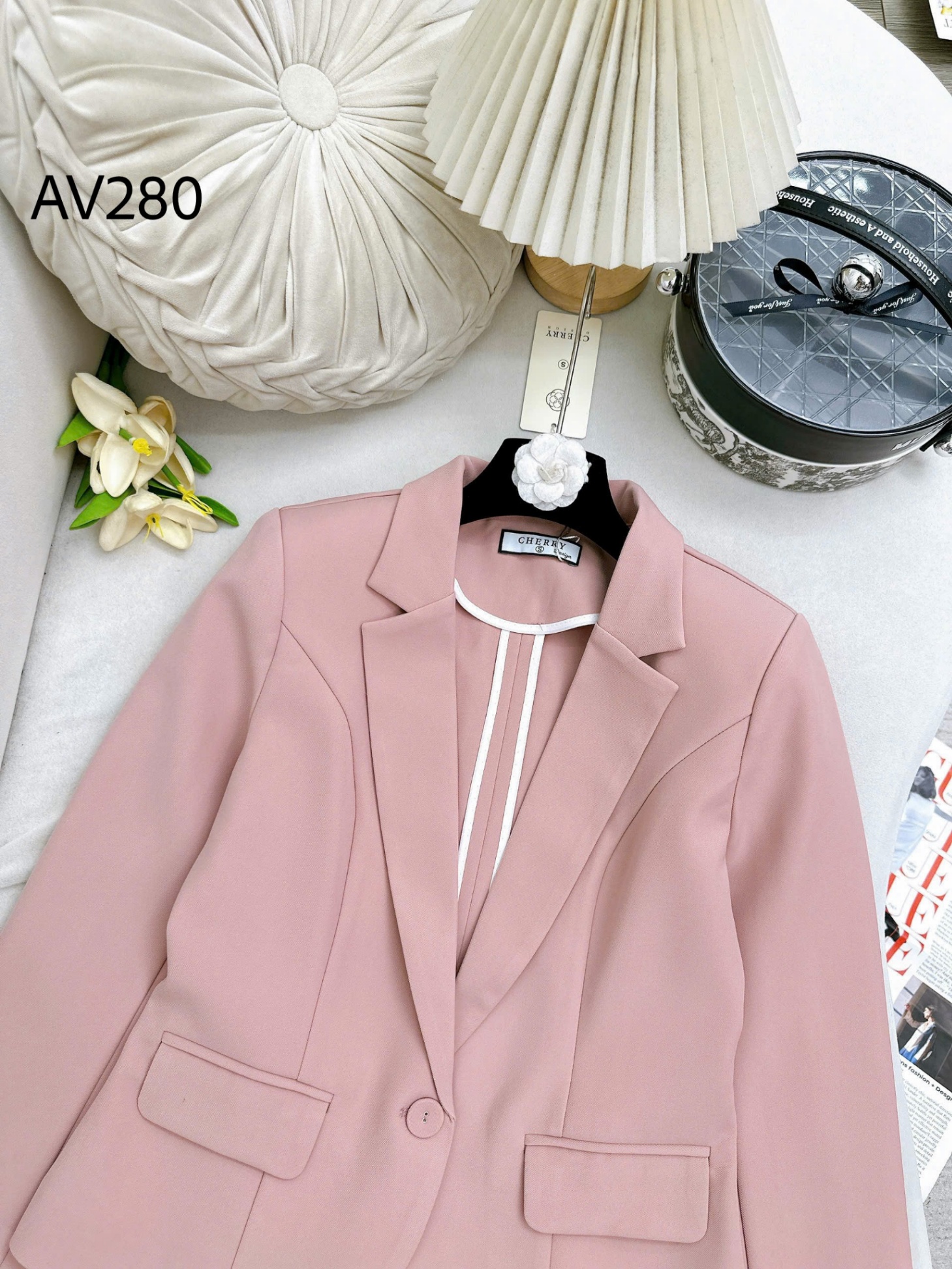 AV280 áo vest lửng tay dài