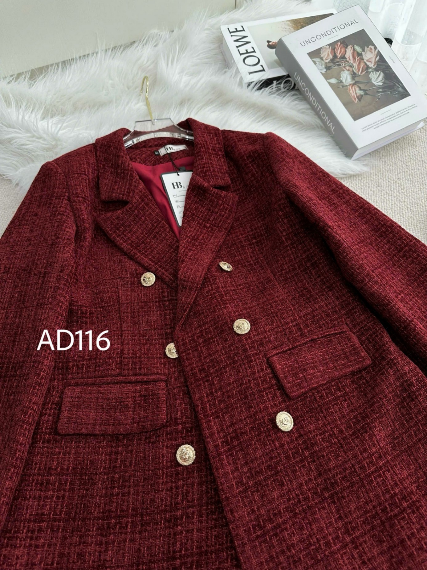 AD116 áo dạ blazer 6 cúc