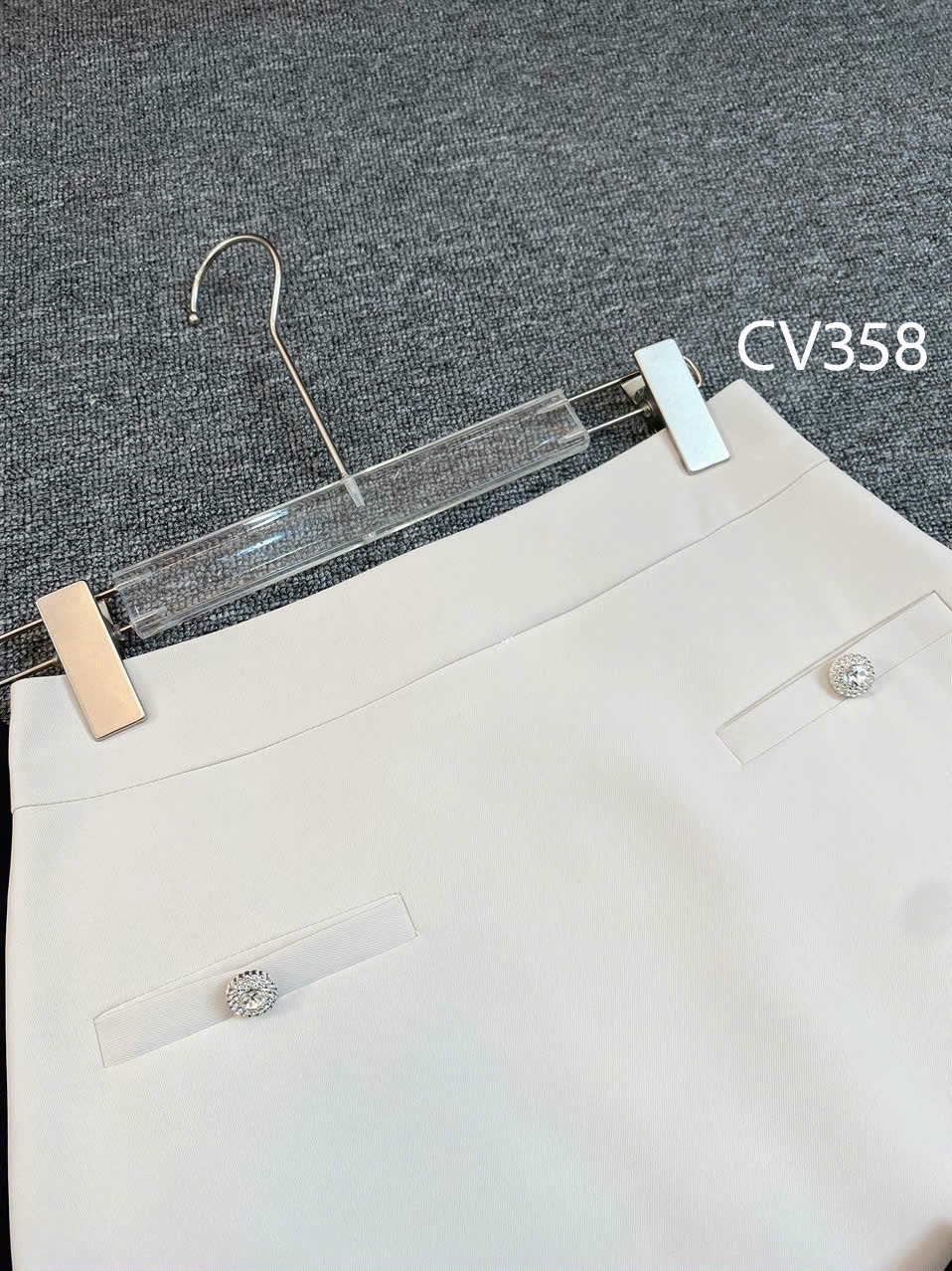 CV358 Chân váy A 2 túi cơi