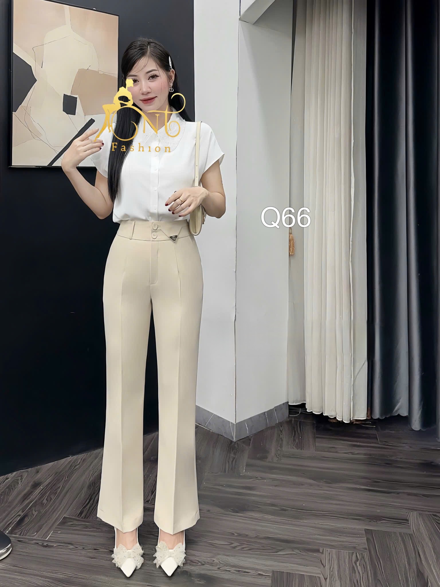 Q66 quần loe tam giác