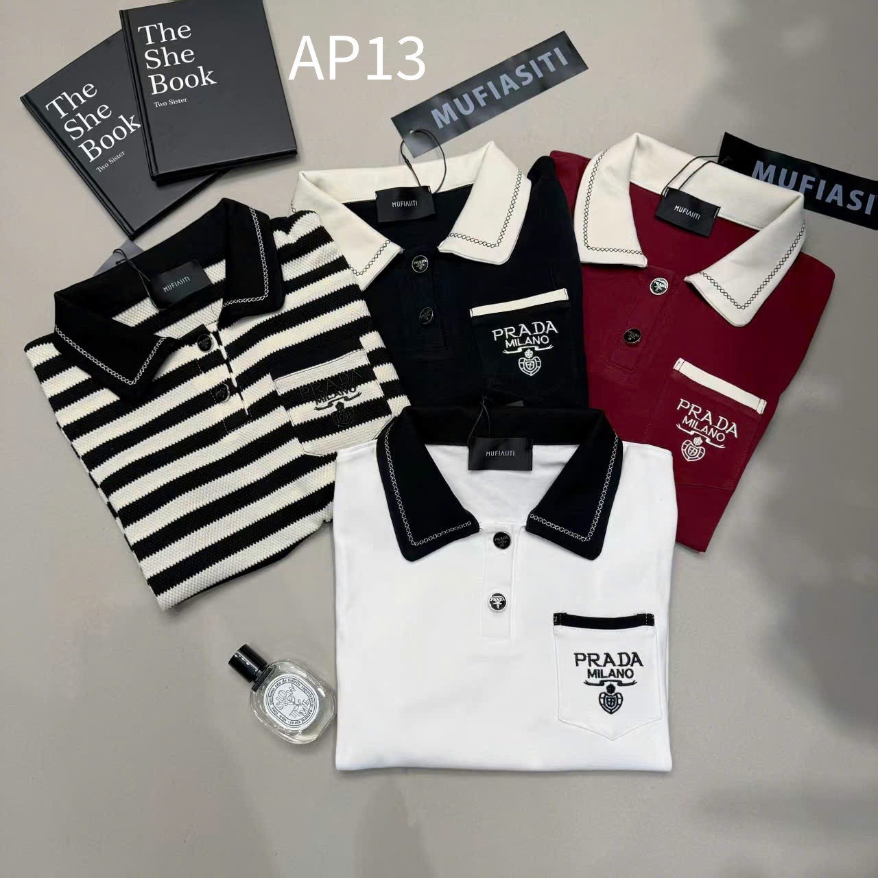 AP13 Áo phông cổ phối túi ngực