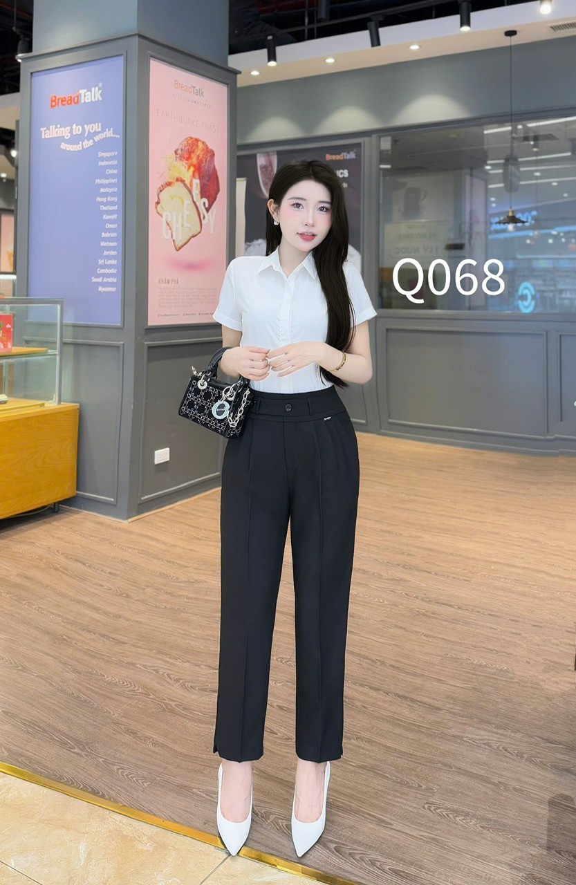 Q068 quần ống đứng 2 ly