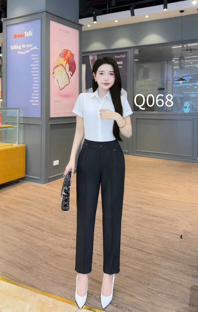 Q068 quần ống đứng 2 ly