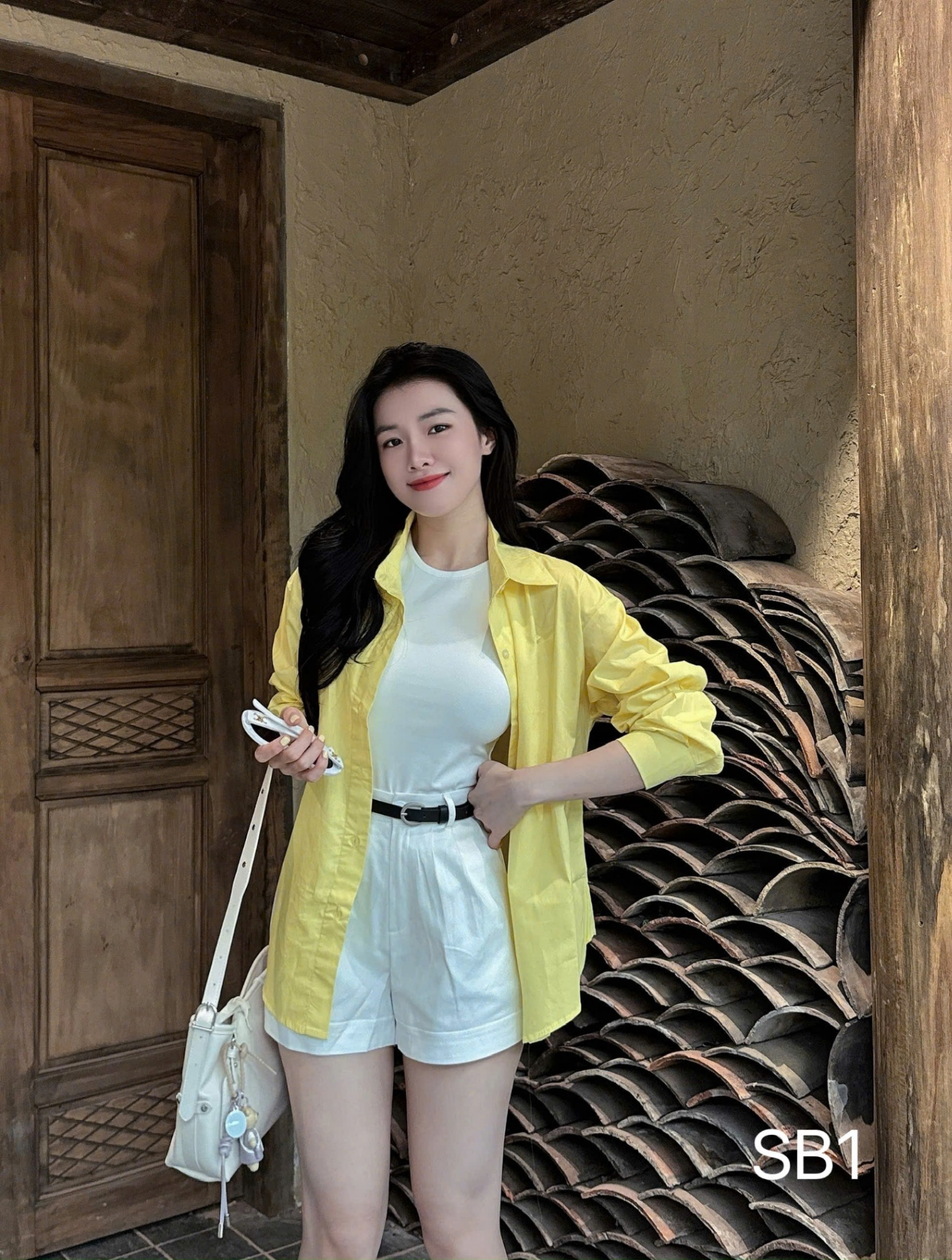 SB1 Set sơ mi ba lỗ kèm quần