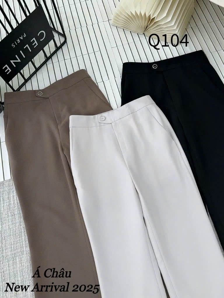 Q104 Quần loe cúc lệch