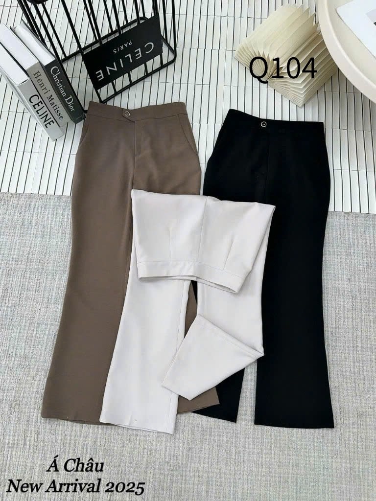 Q104 Quần loe cúc lệch