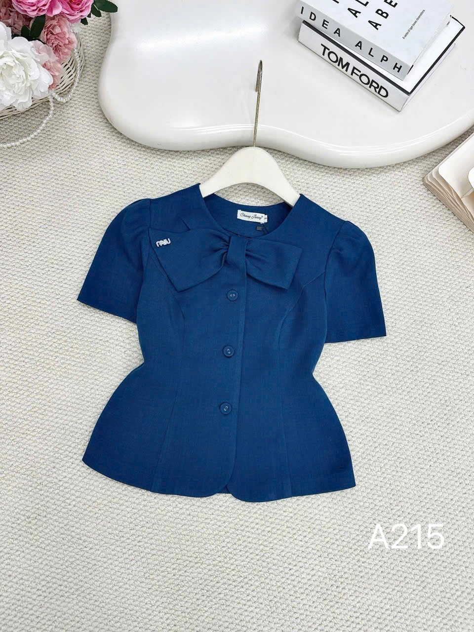 A215 Áo kí giả nơ kèm tag