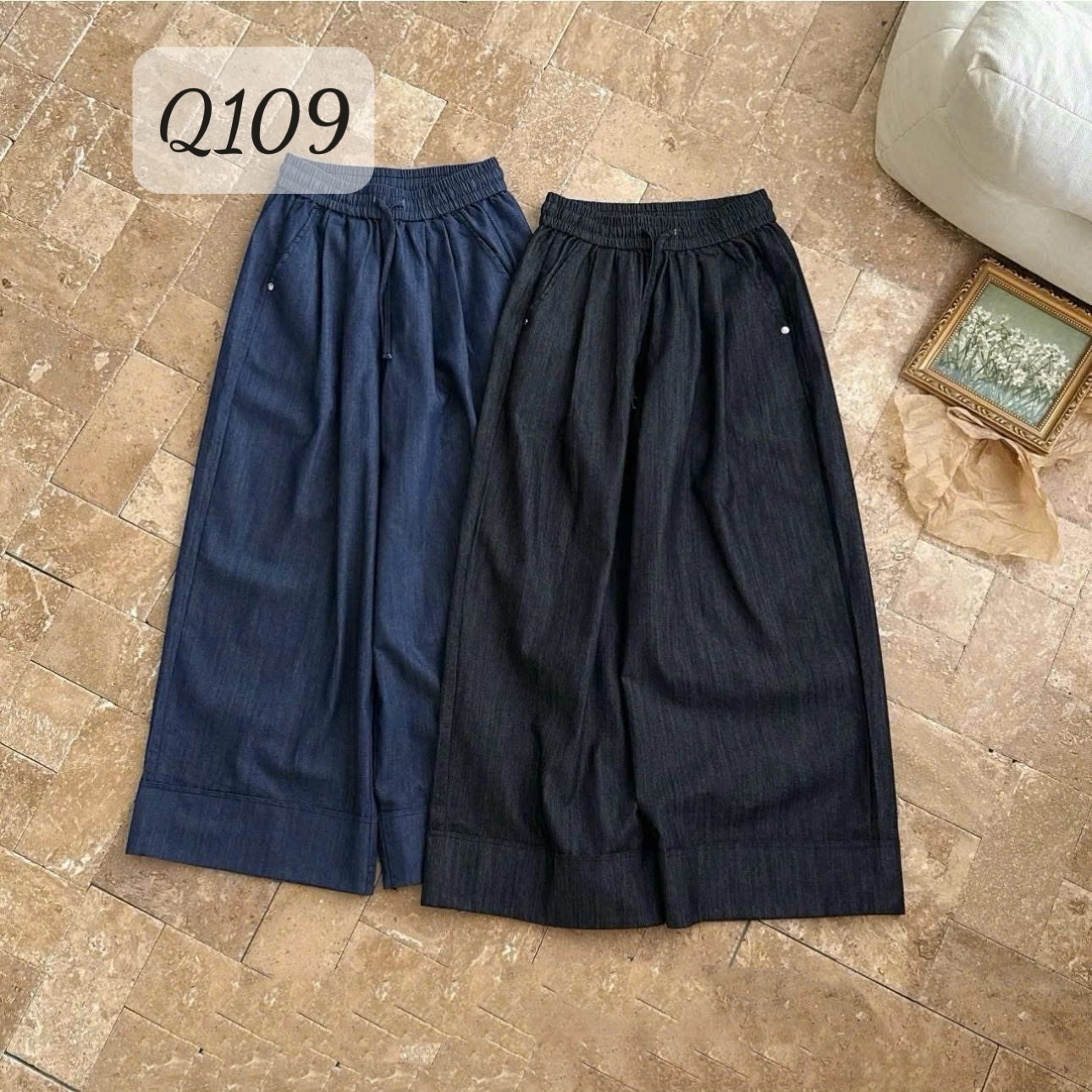 Q109 Quần nấm 90cm dây rút