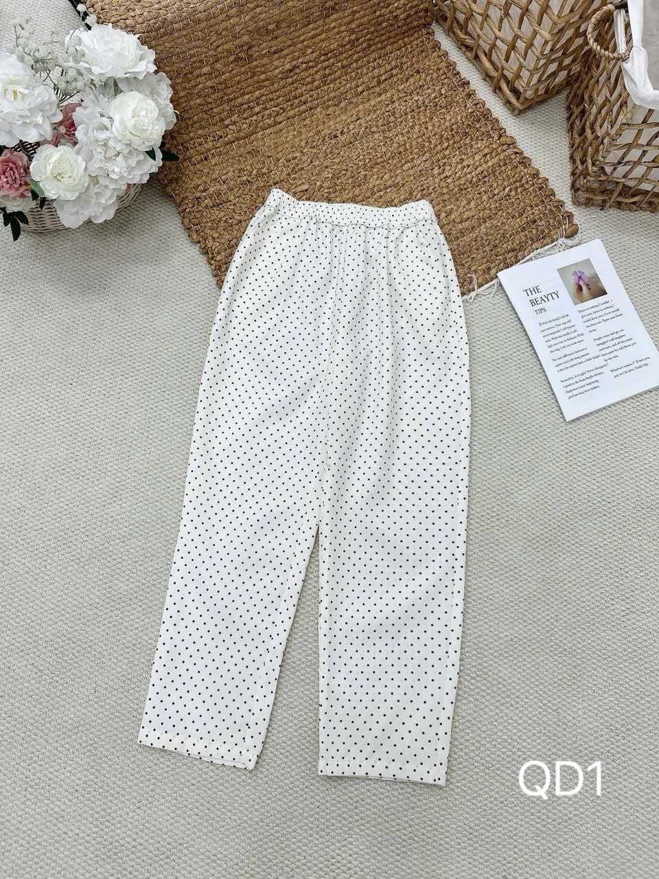 QD1 Quần chun chấm bi