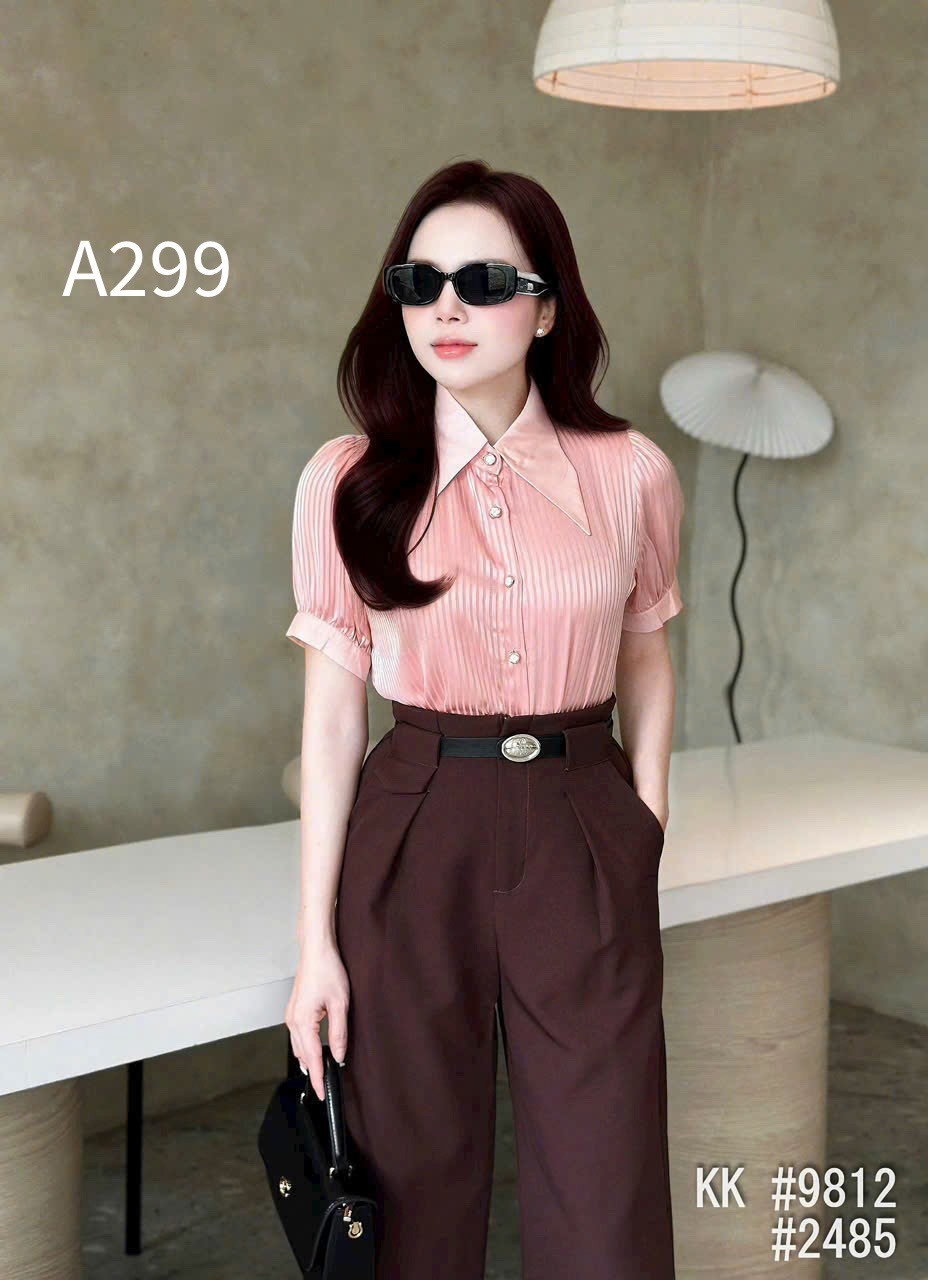 A299 Áo sơ mi lụa QCCC
