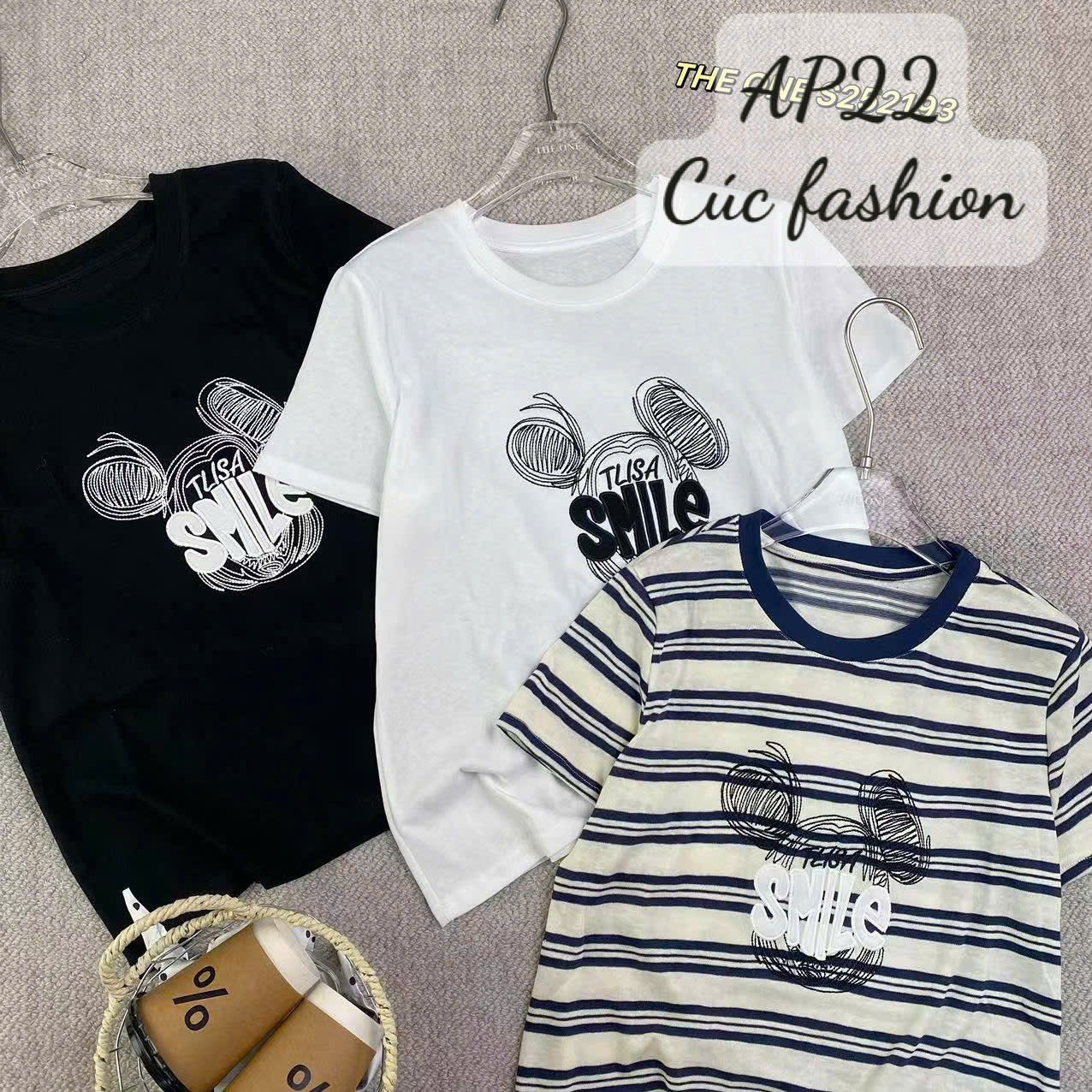 AP22 Áo phông mickey smile
