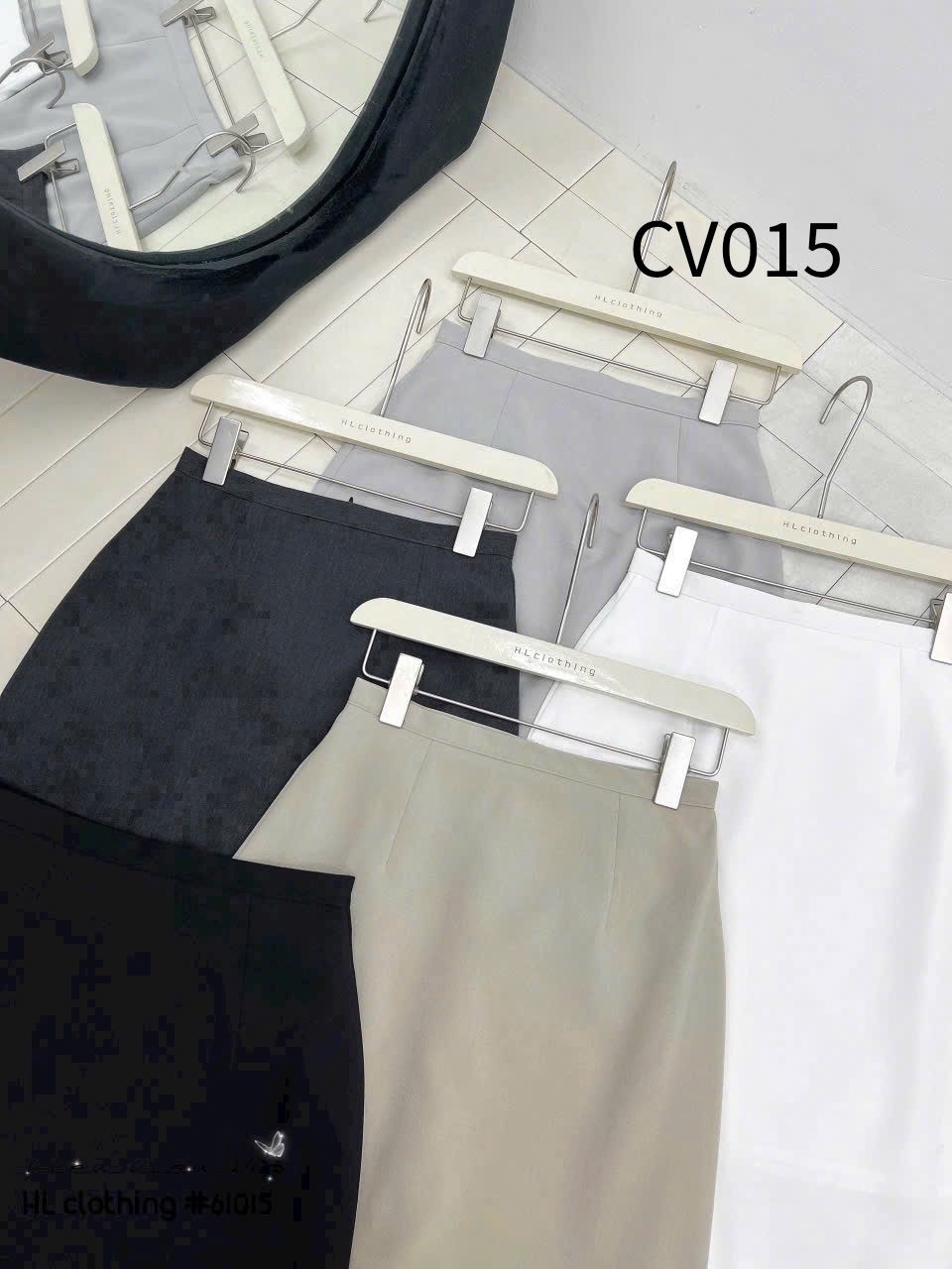 CV015 Chân váy dài 2 ly