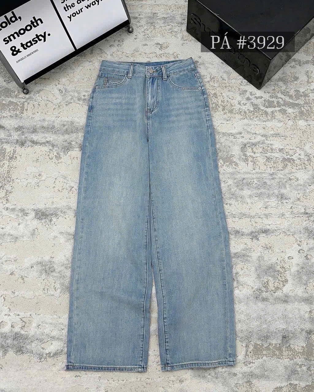 Q3929 Quần jeans1 cúc