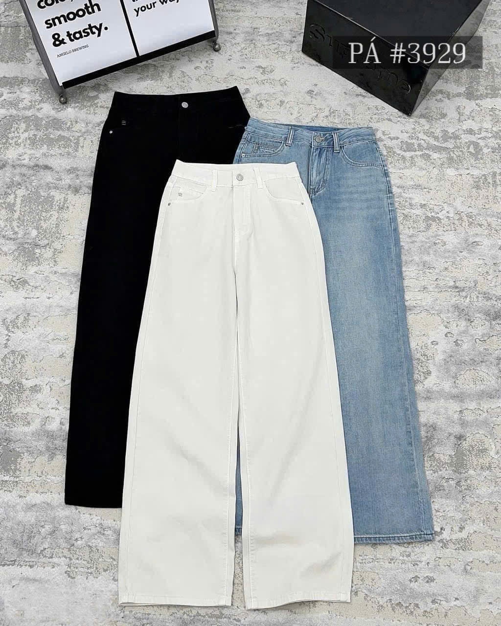 Q3929 Quần jeans1 cúc