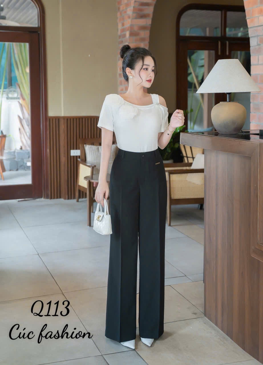 Q113 Quần xuông 2 túi trước