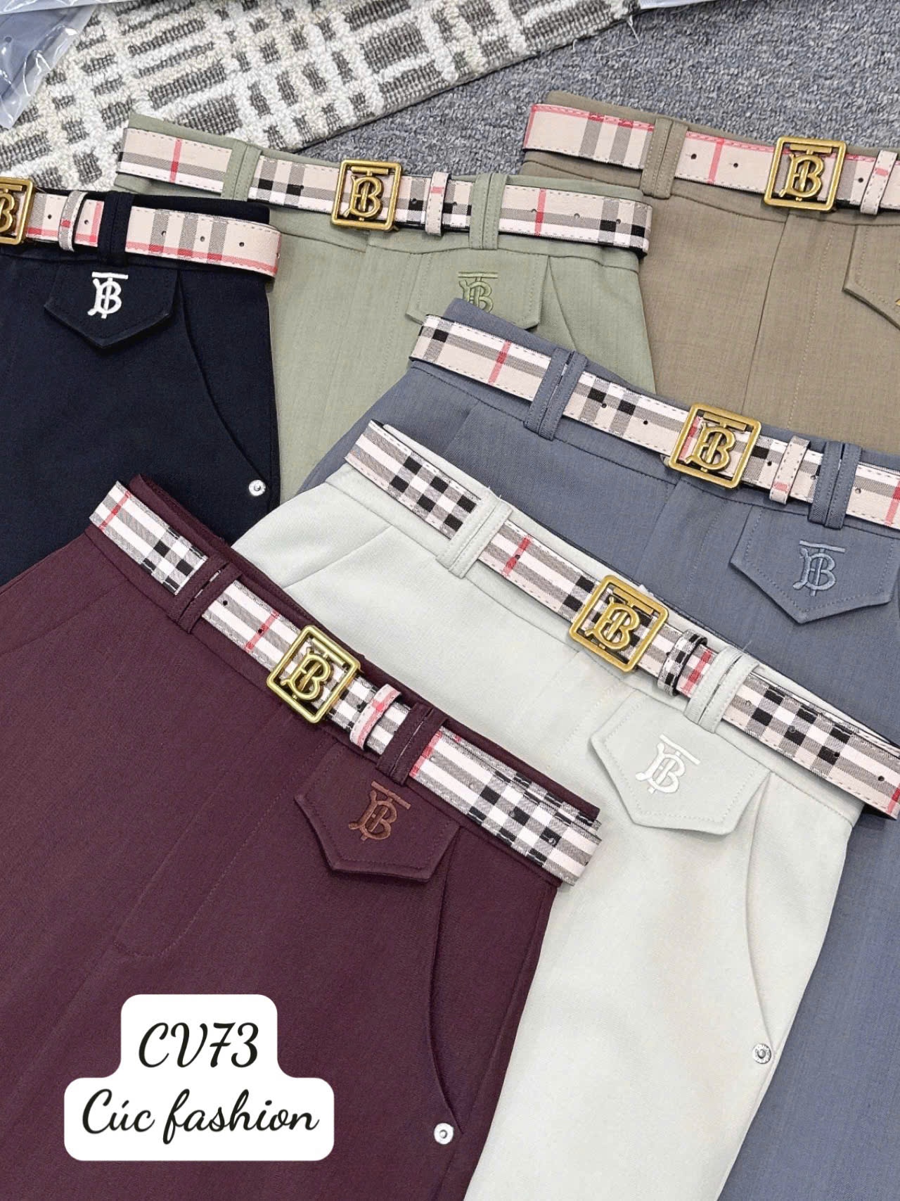 CV73 Chân váy QCCC kèm belt da