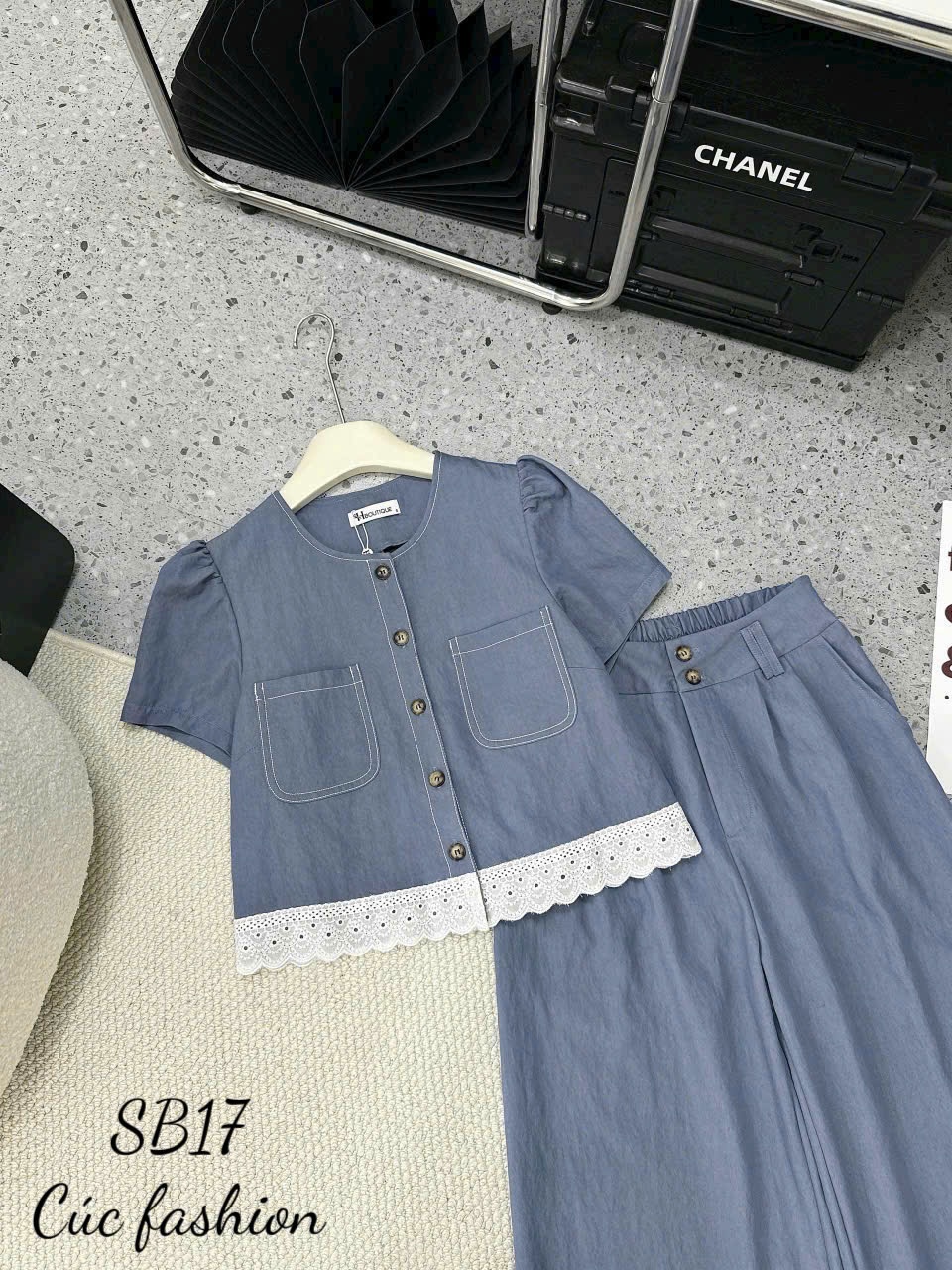SB17 Set quần áo đáp ren
