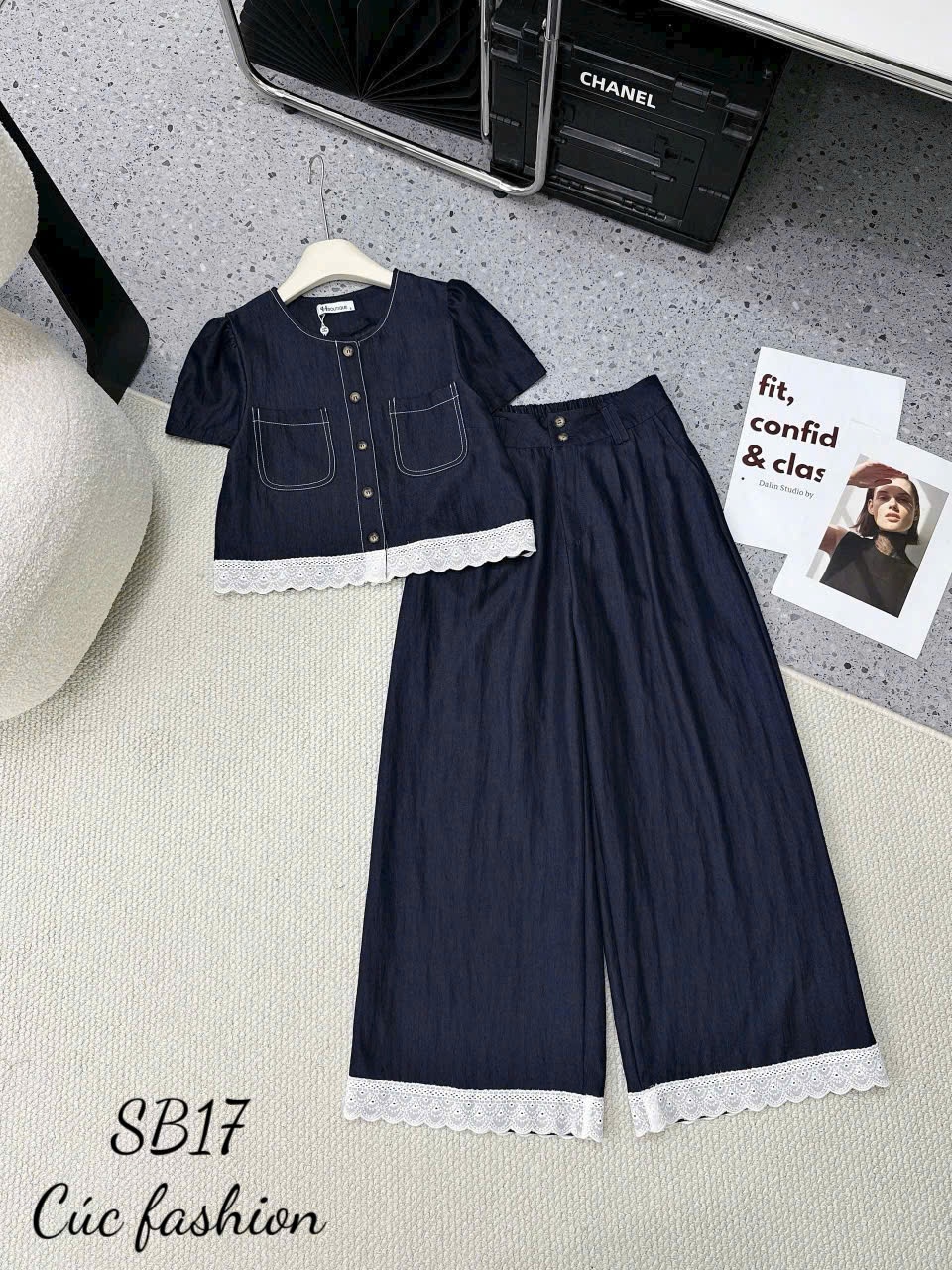 SB17 Set quần áo đáp ren