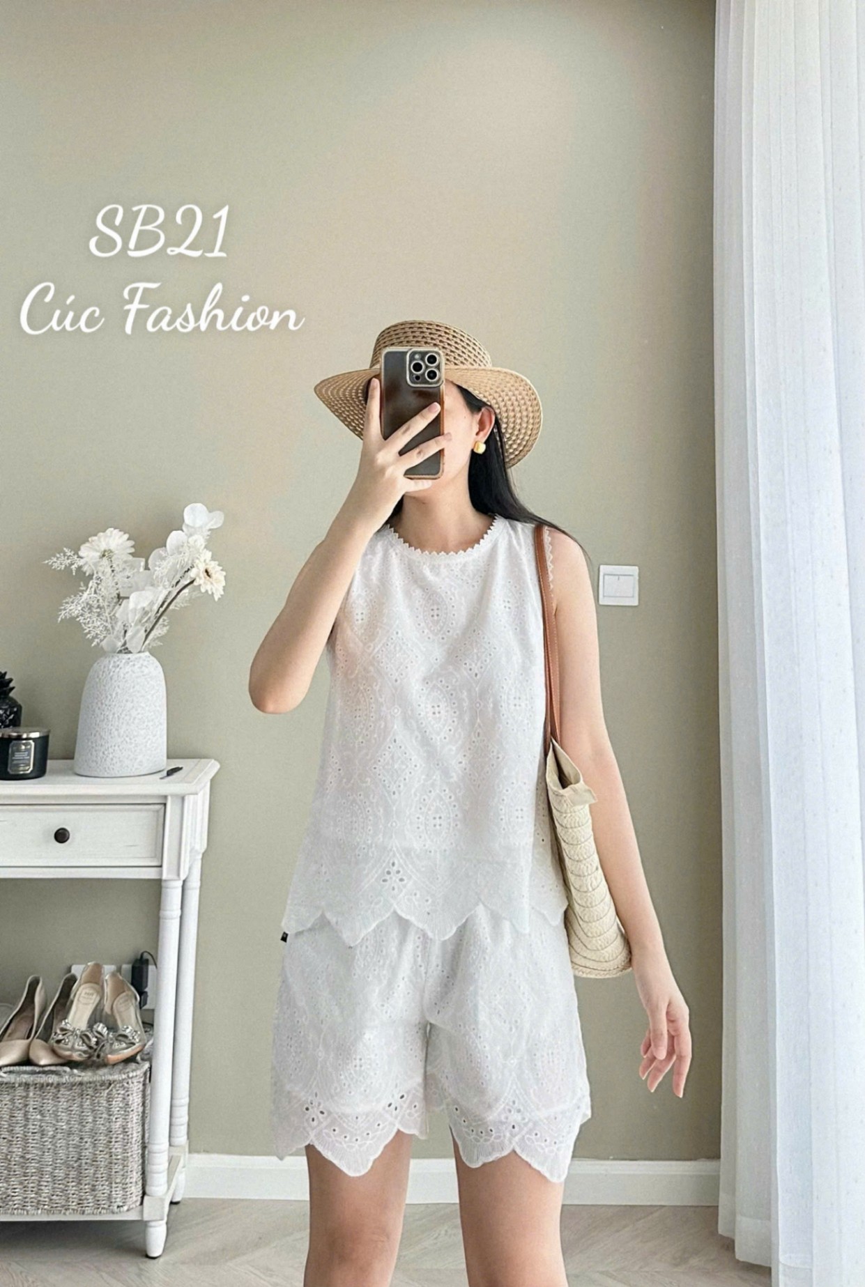 SB21 Set bộ ren thô tỉa gấu
