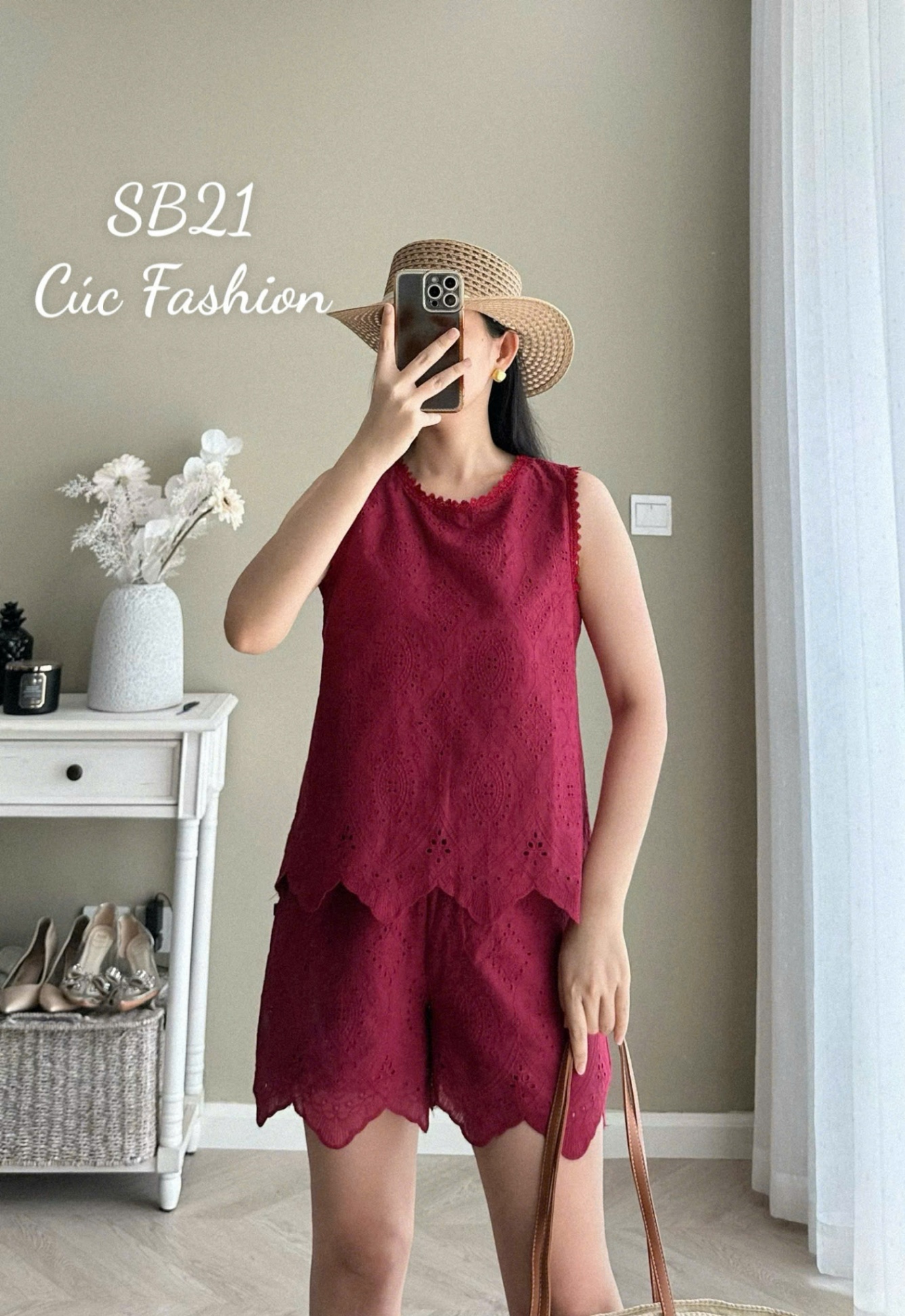 SB21 Set bộ ren thô tỉa gấu