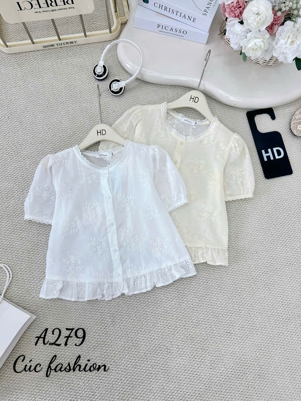 A279 Áo sơ mi họa tiết