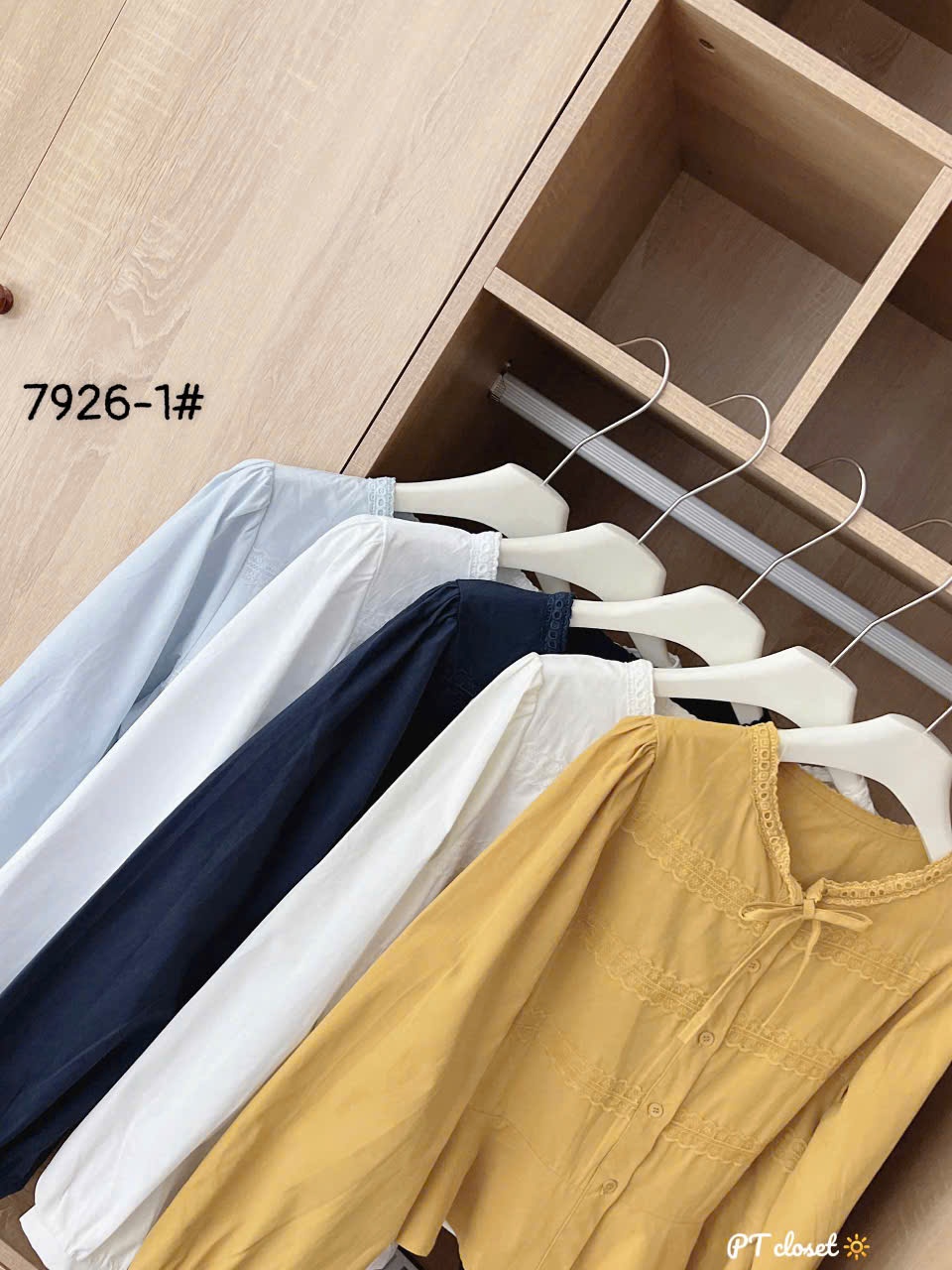 A7926 Áo sơ mi dài tay dáng ngắn