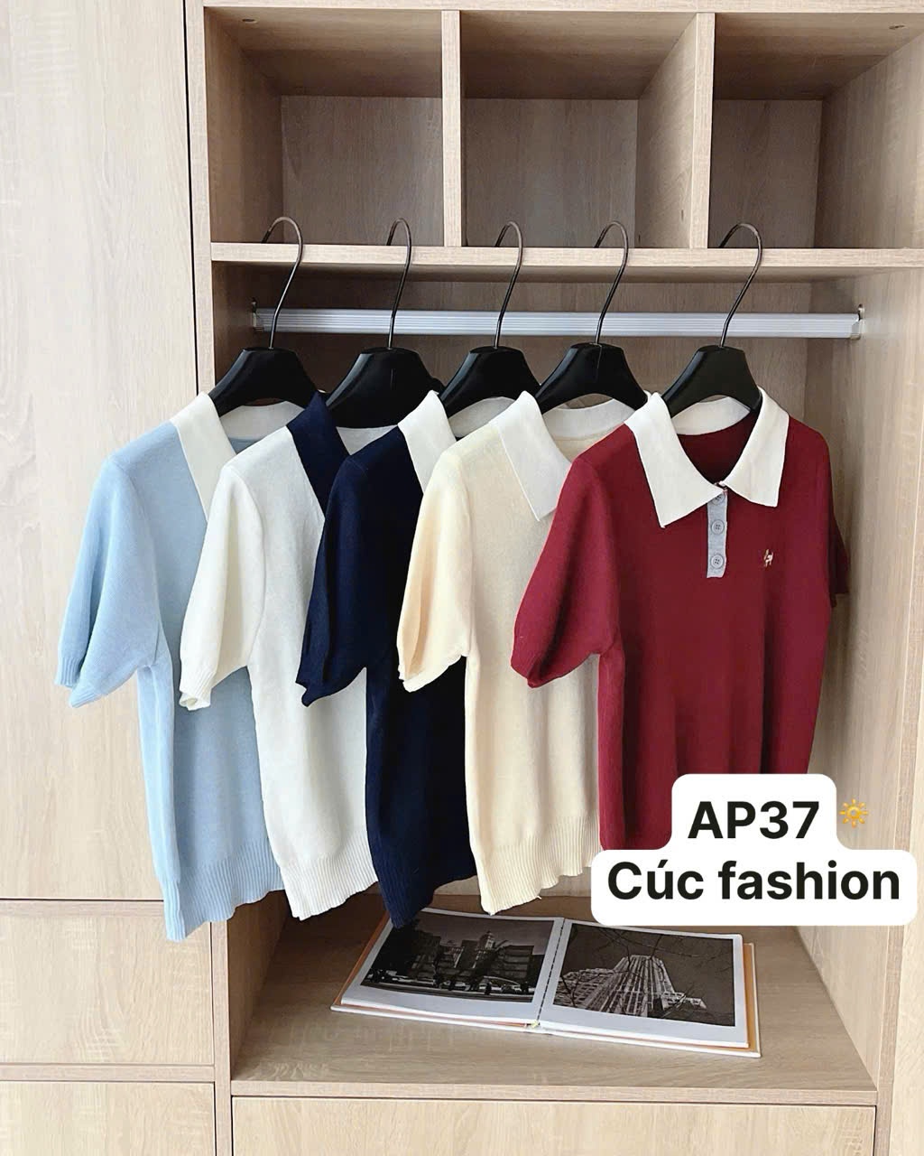 AP37 Áo polo mongtogi thêu cún