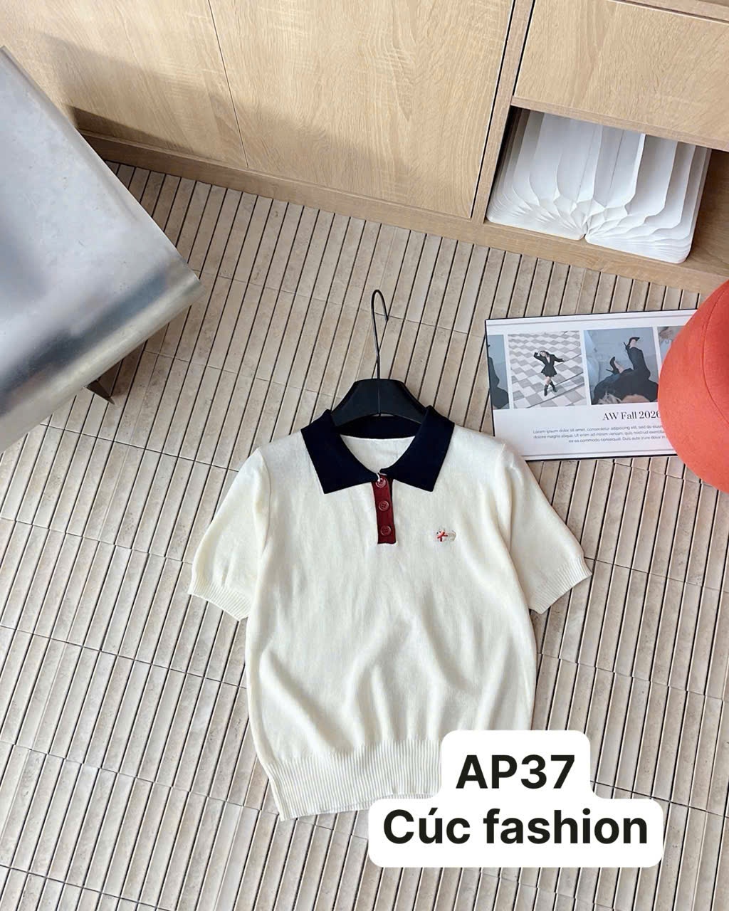 AP37 Áo polo mongtogi thêu cún